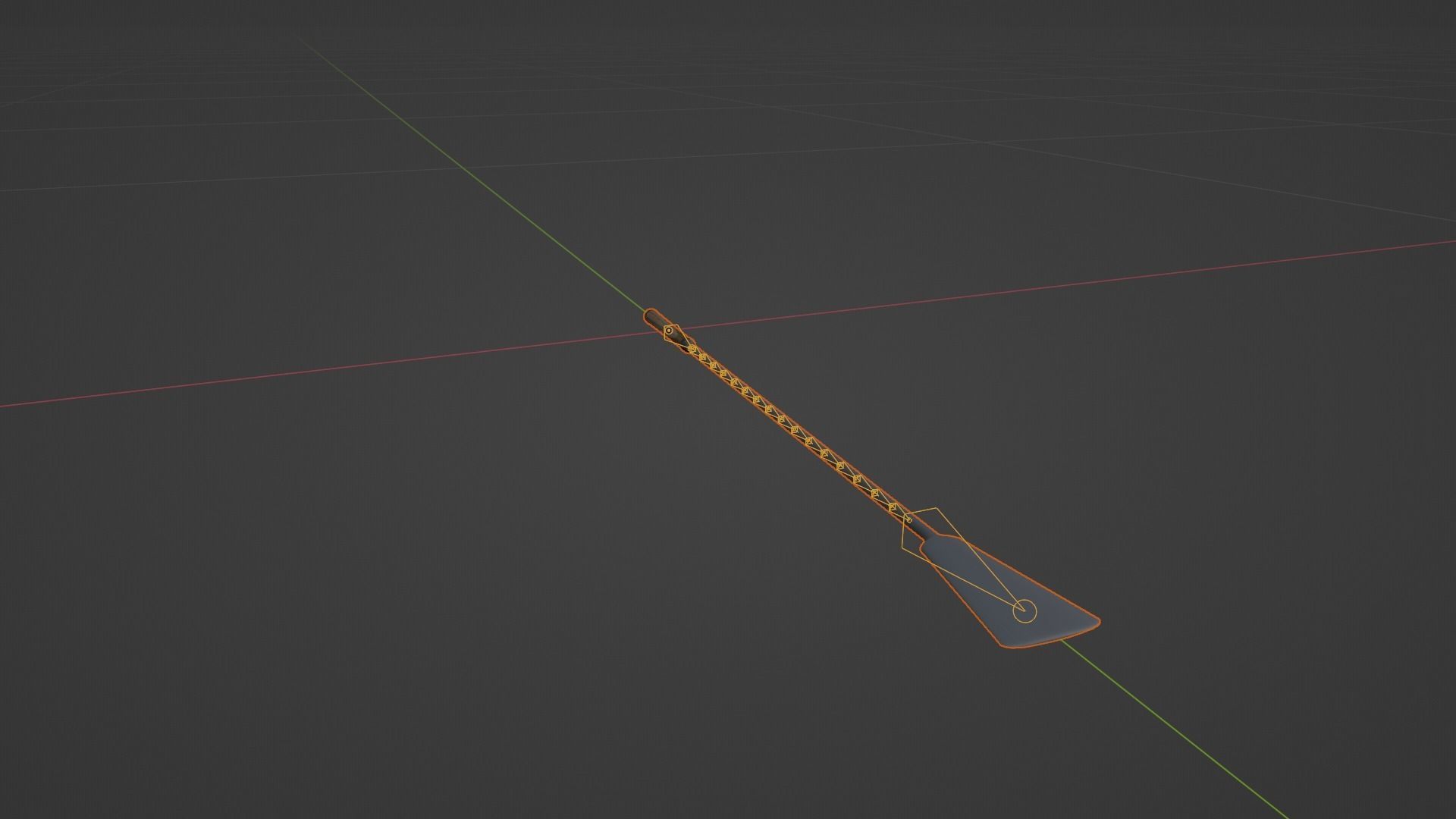 BDSM Paddle Whip Low-poly 3D model_11