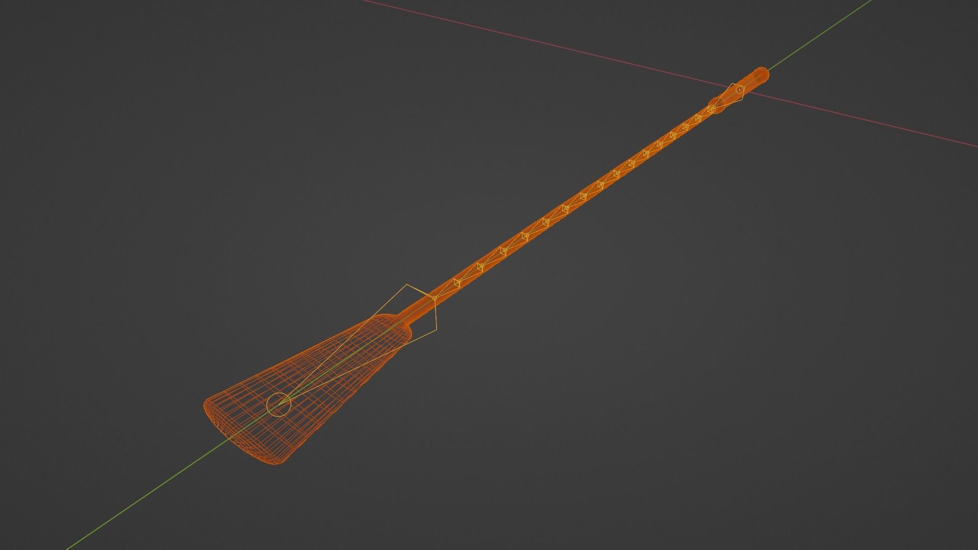 BDSM Paddle Whip Low-poly 3D model_12