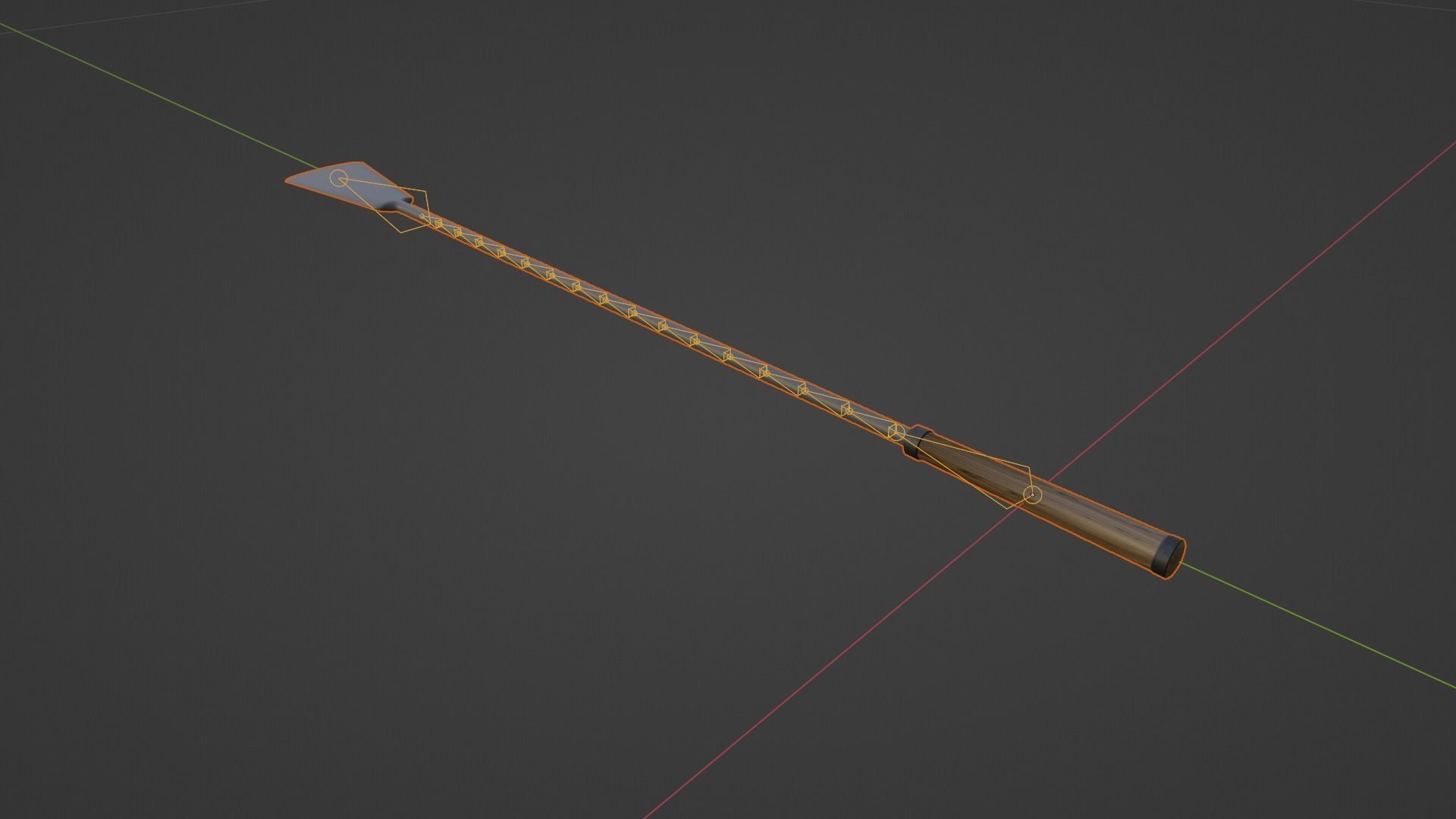 BDSM Paddle Whip Low-poly 3D model_9