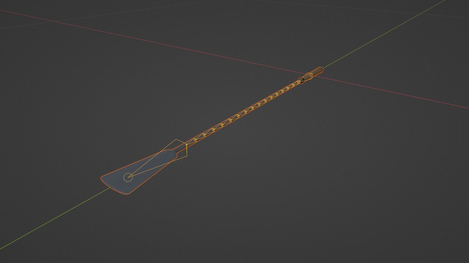 BDSM Paddle Whip Low-poly 3D model_10