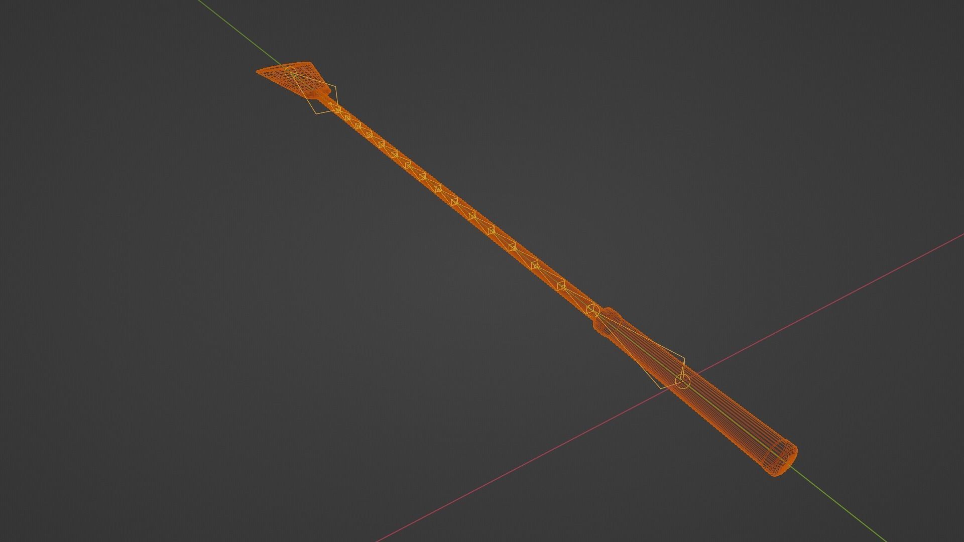 BDSM Paddle Whip Low-poly 3D model_15