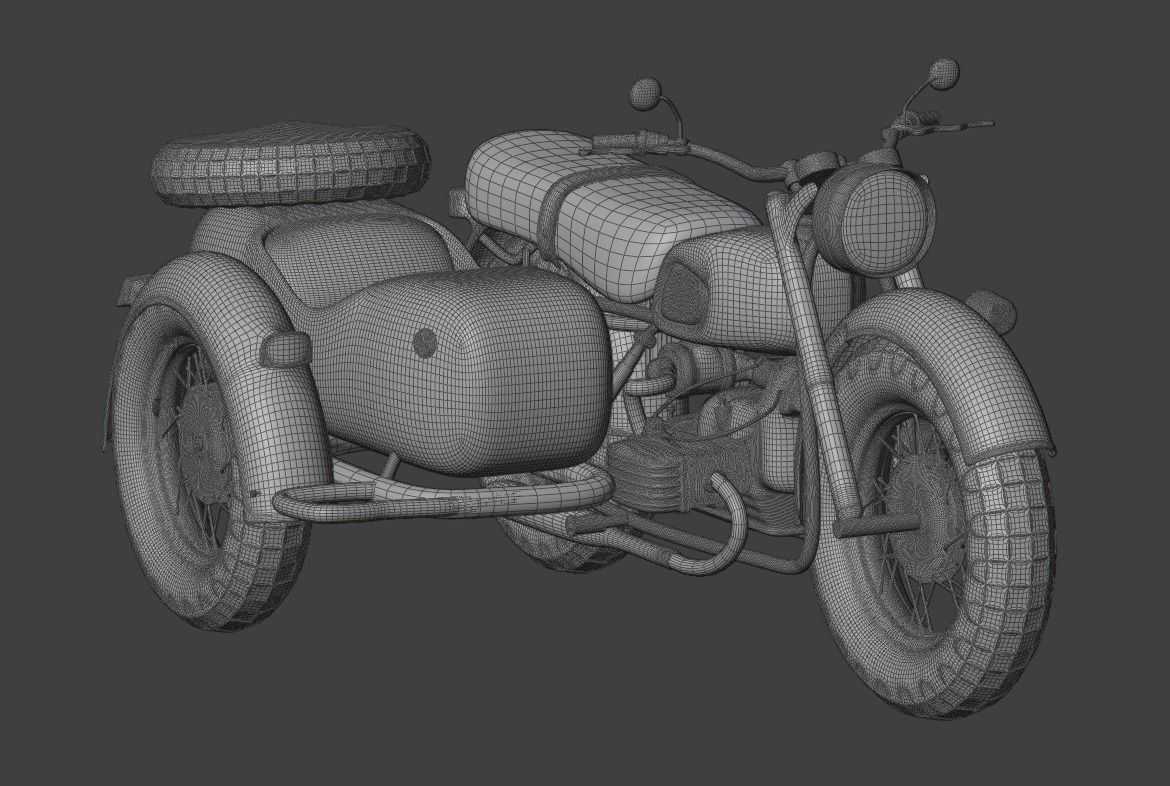 Motorcycle 3D model_13