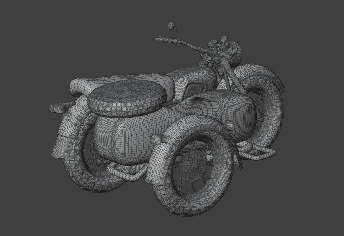 Motorcycle 3D model_10