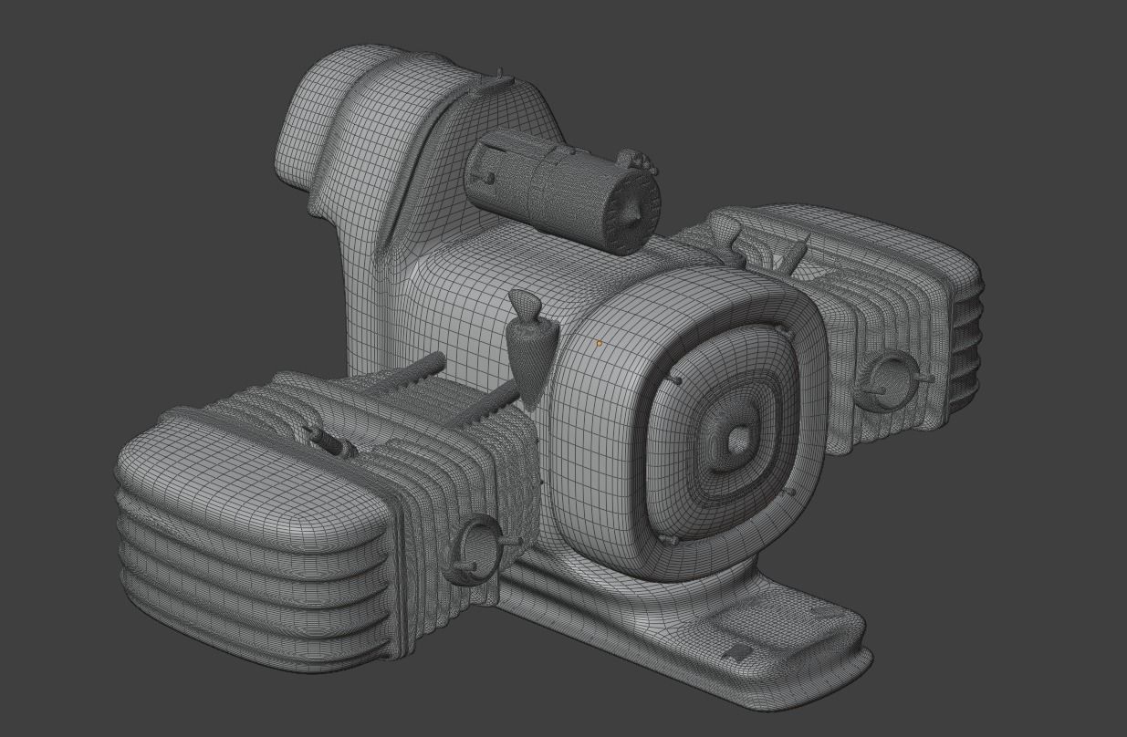 Motorcycle 3D model_14