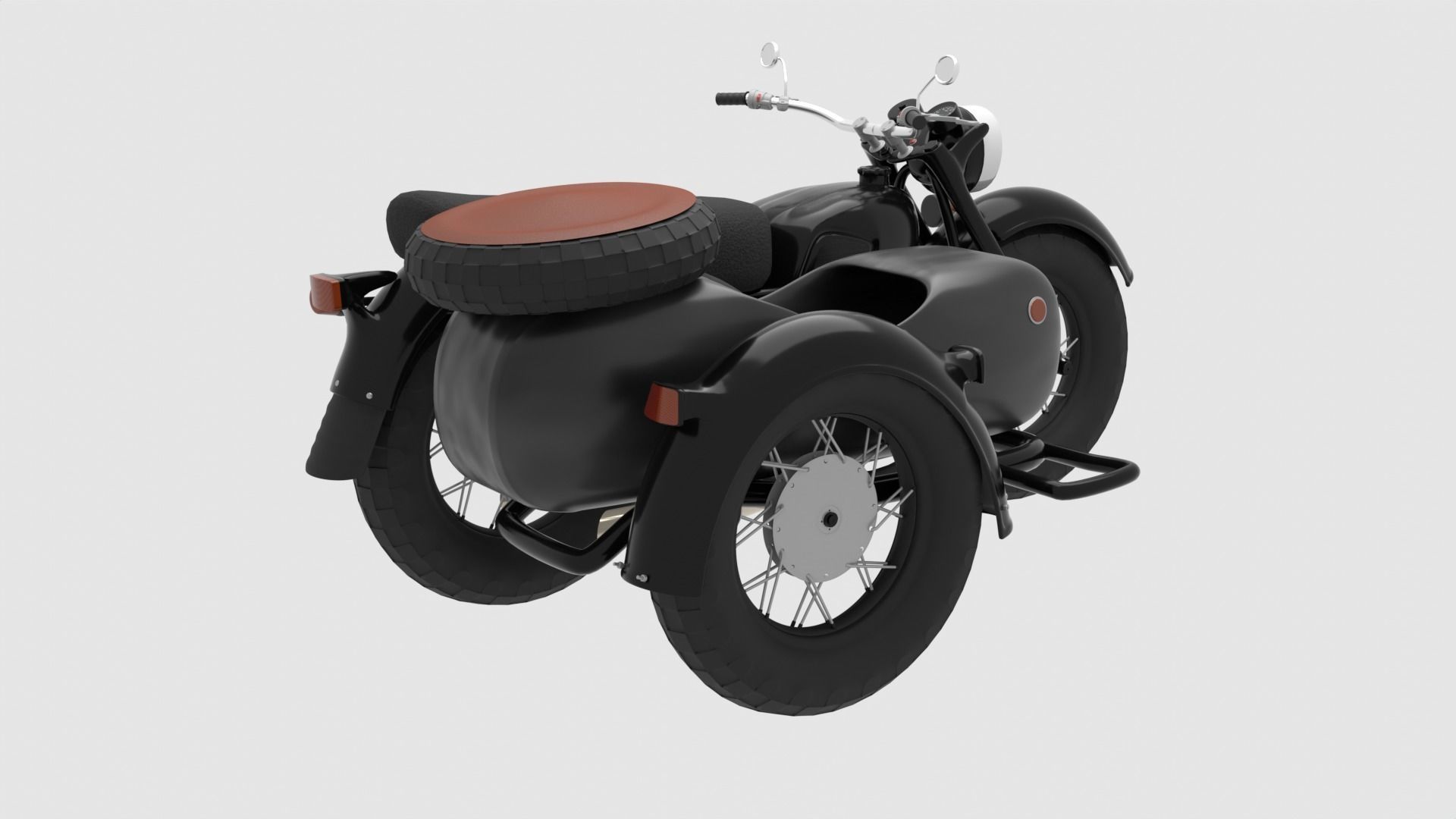 Motorcycle 3D model_3