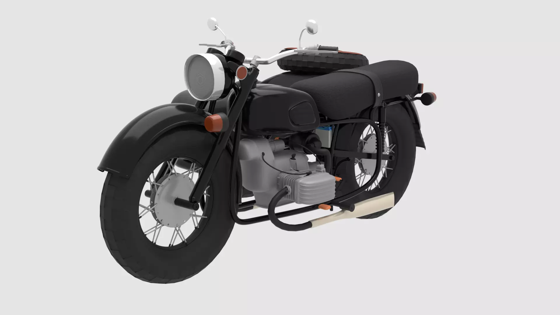 Motorcycle 3D model_0