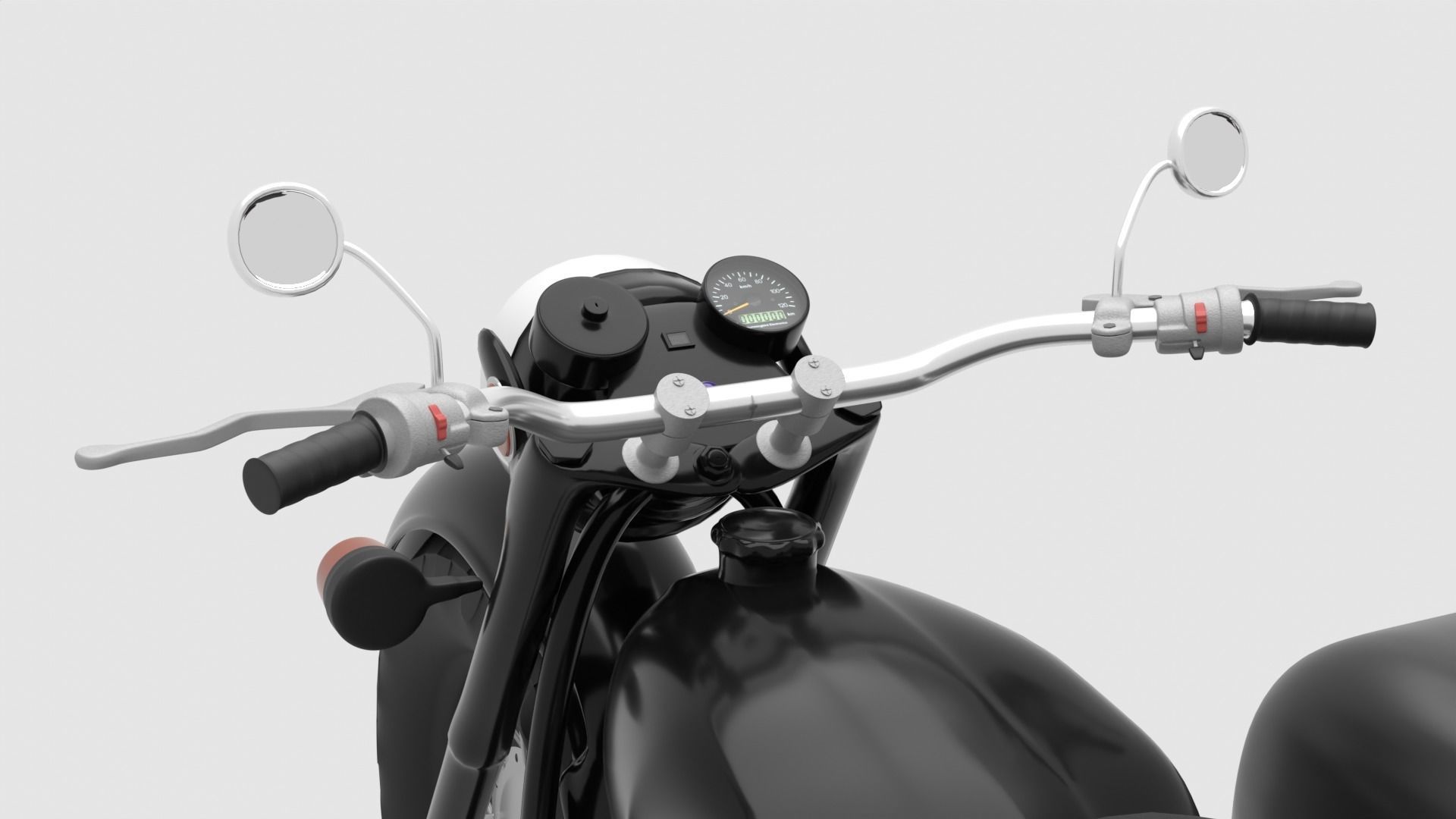 Motorcycle 3D model_5