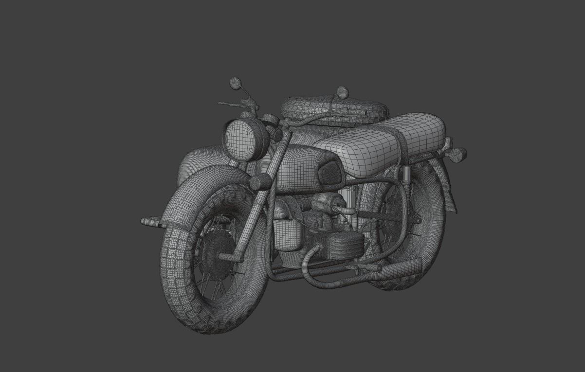 Motorcycle 3D model_16