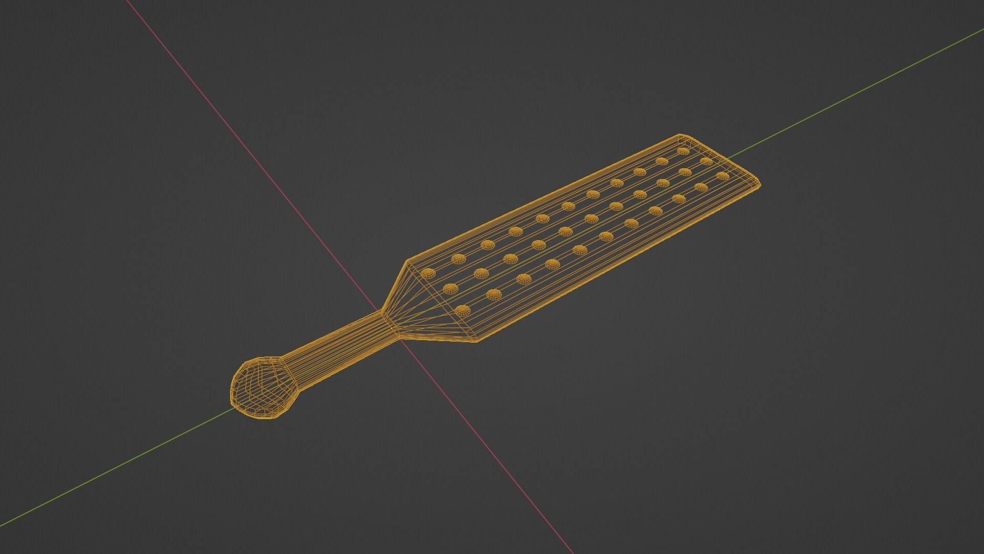 BDSM Spanking Paddles Low-poly 3D model_7