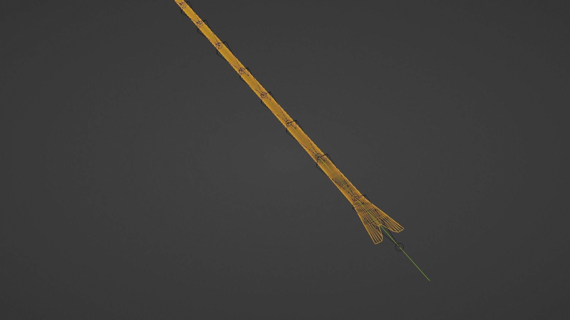 BDSM Whip Low-poly 3D model_7