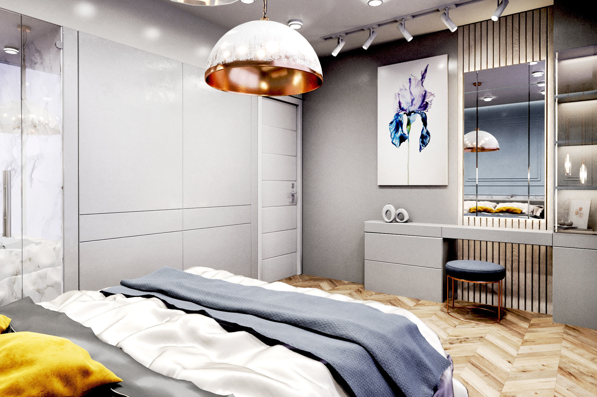 home Apartment  Interior Design Low-poly 3D model_12