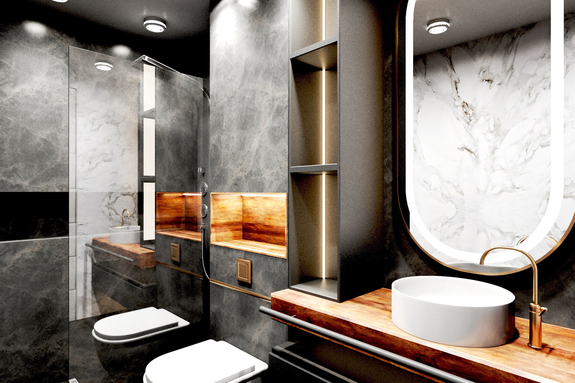 home Apartment  Interior Design Low-poly 3D model_4