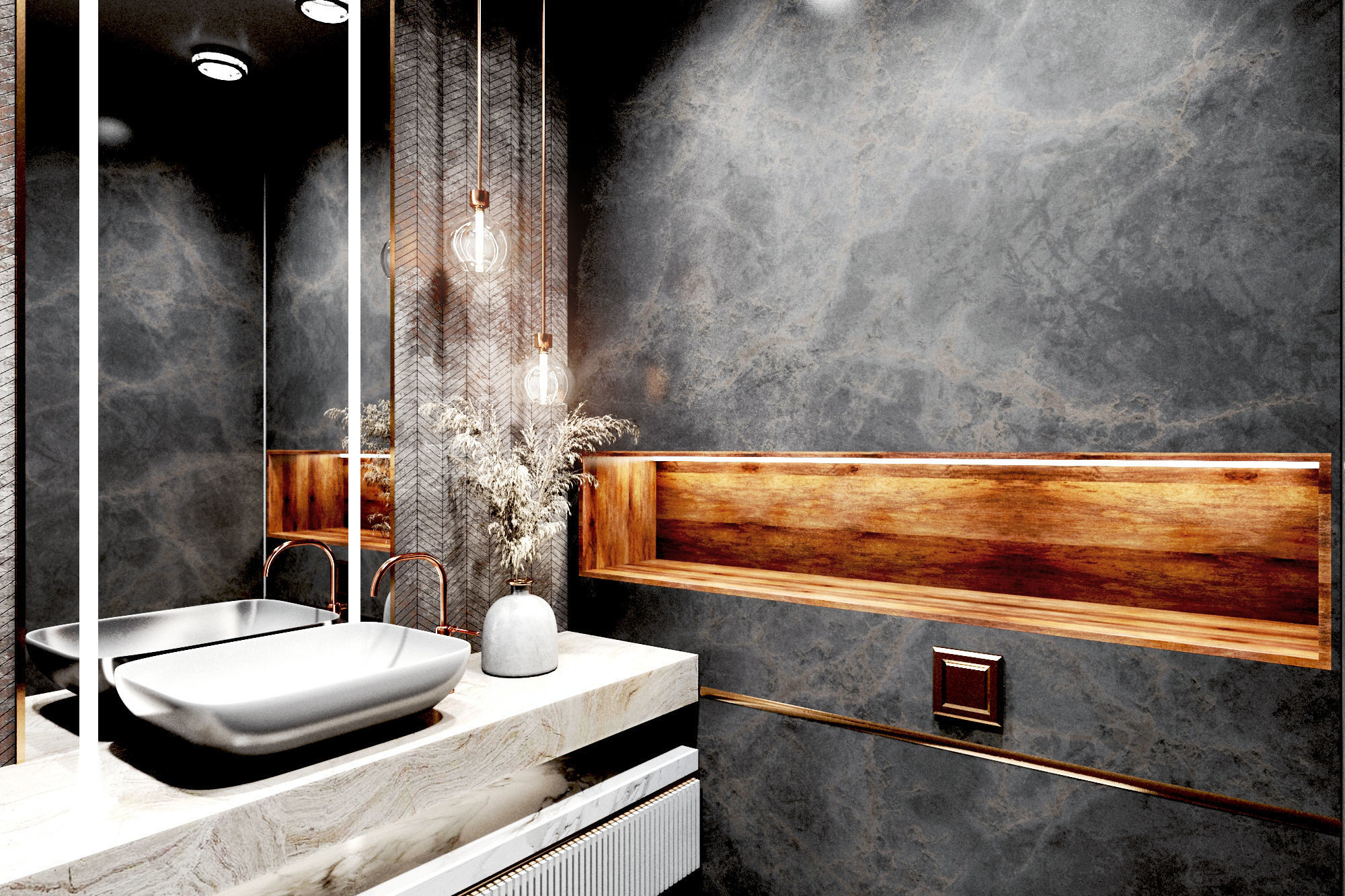 home Apartment  Interior Design Low-poly 3D model_8