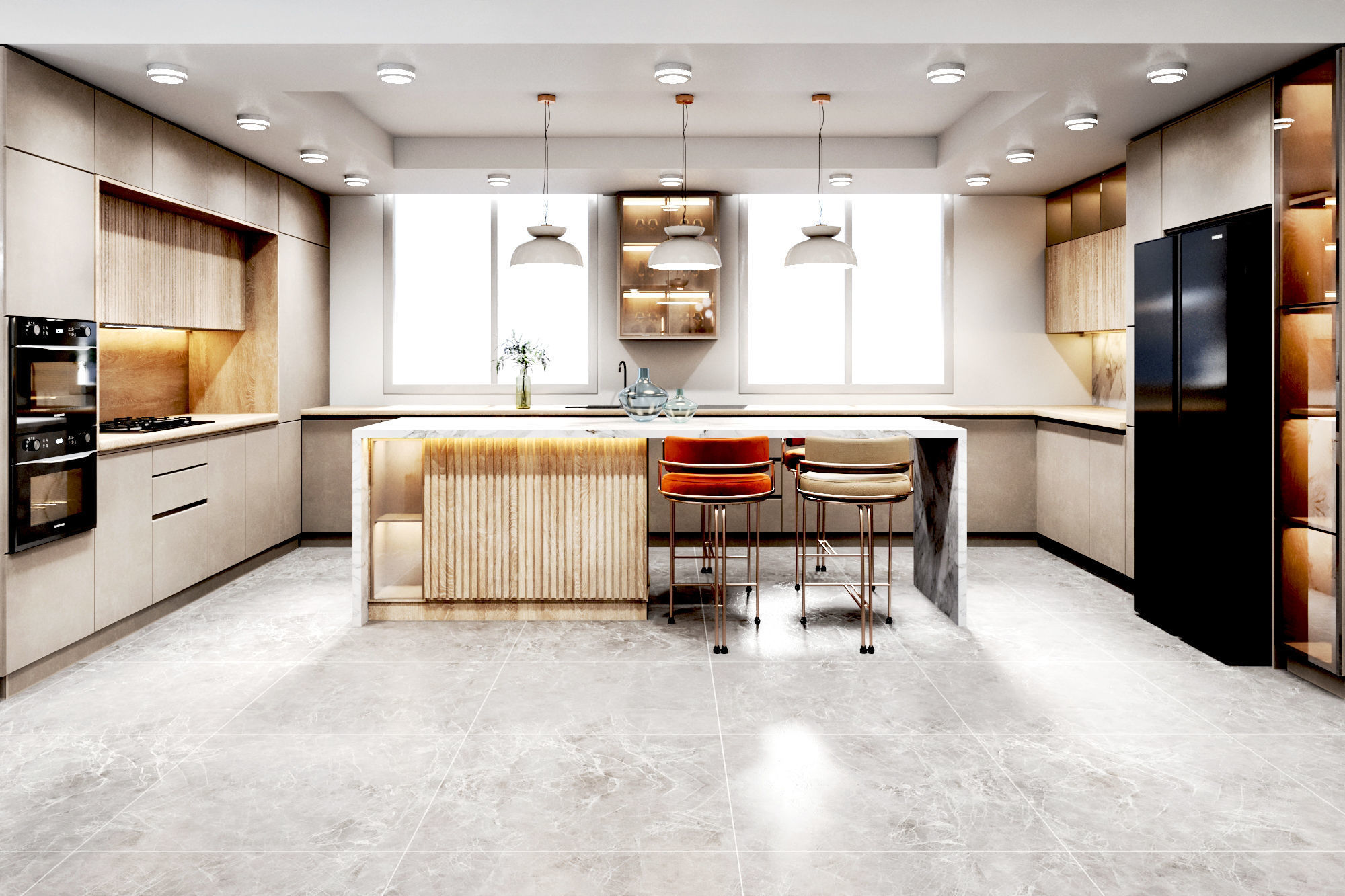 home Apartment  Interior Design Low-poly 3D model_17