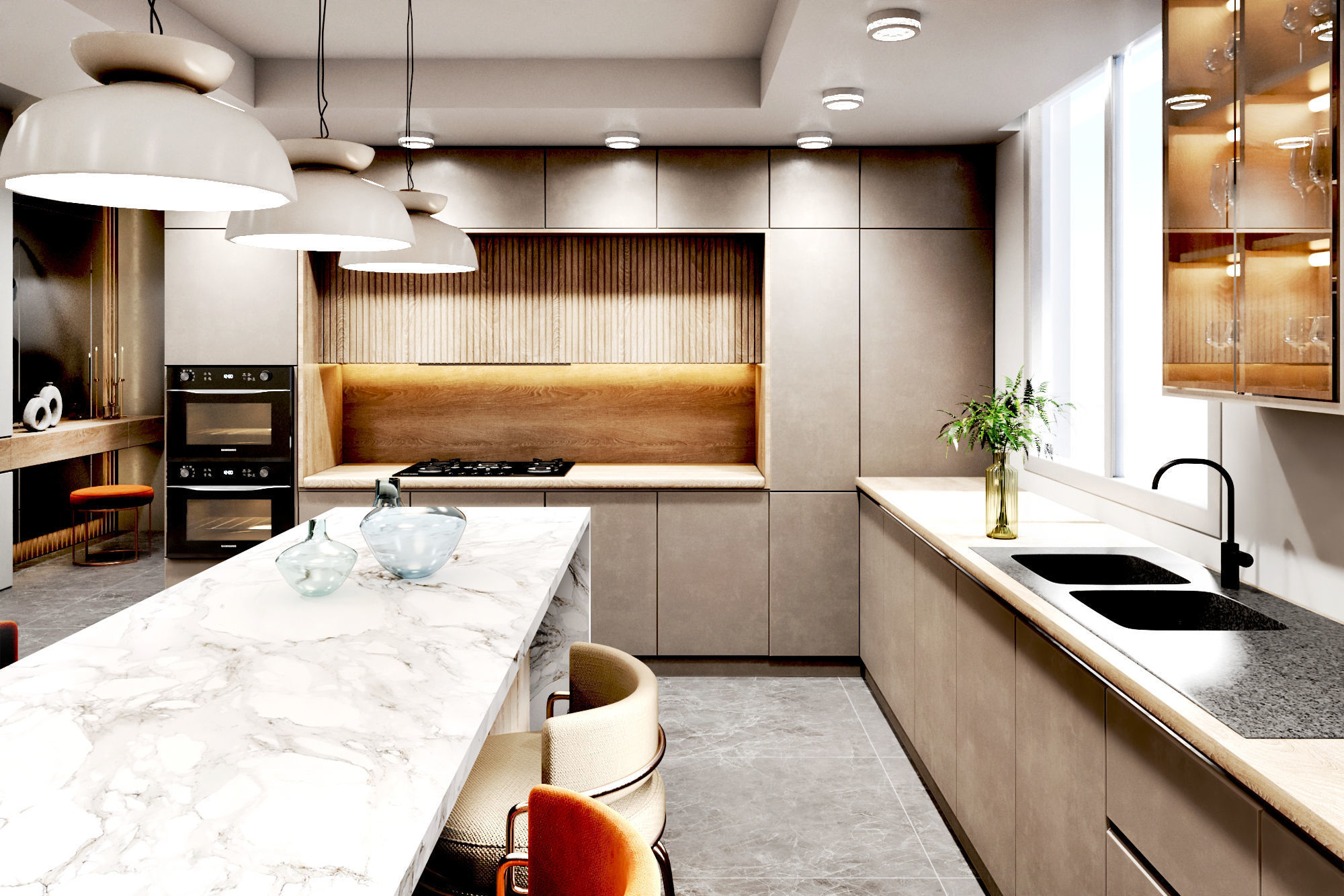 home Apartment  Interior Design Low-poly 3D model_14