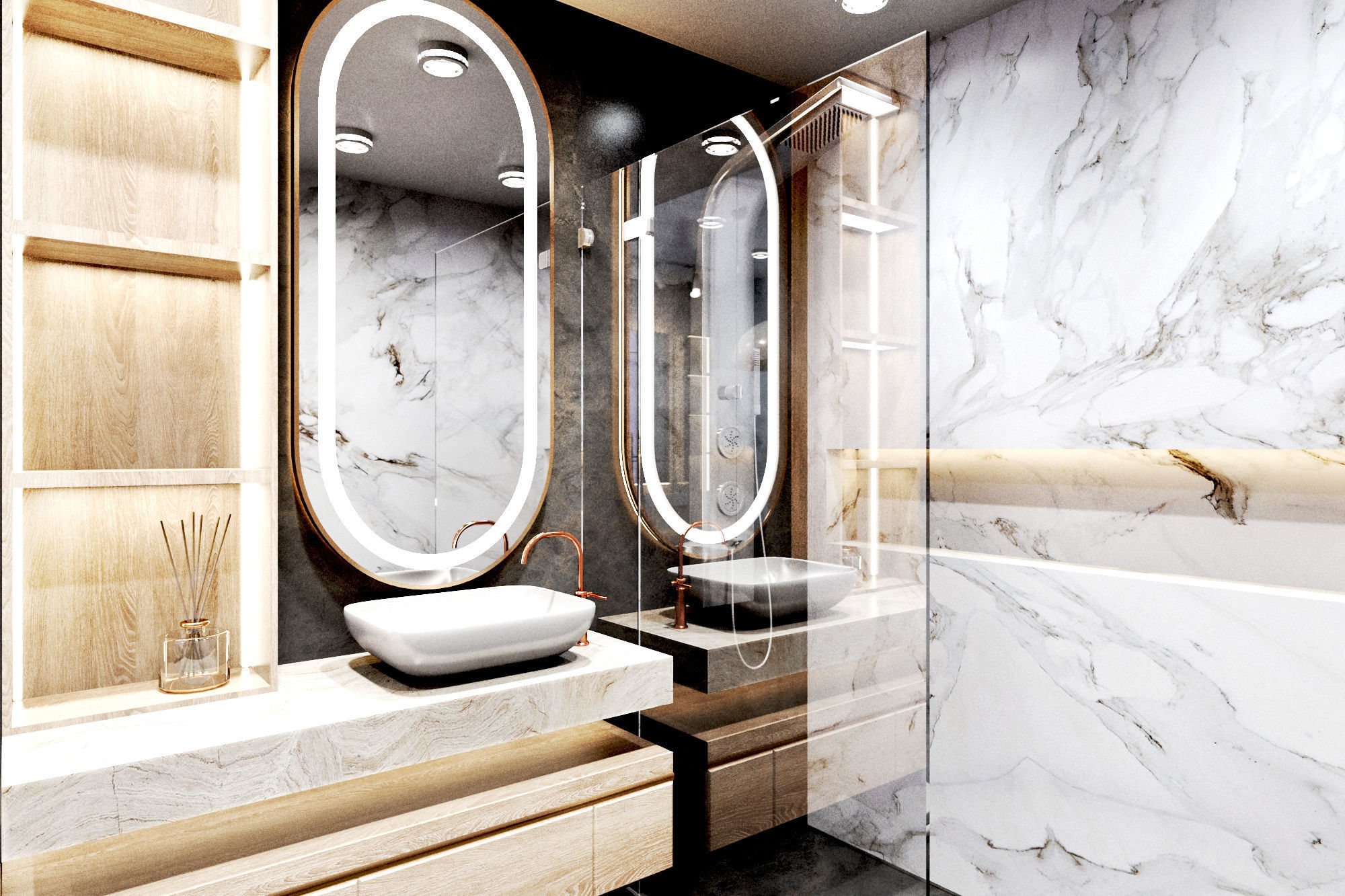 home Apartment  Interior Design Low-poly 3D model_9