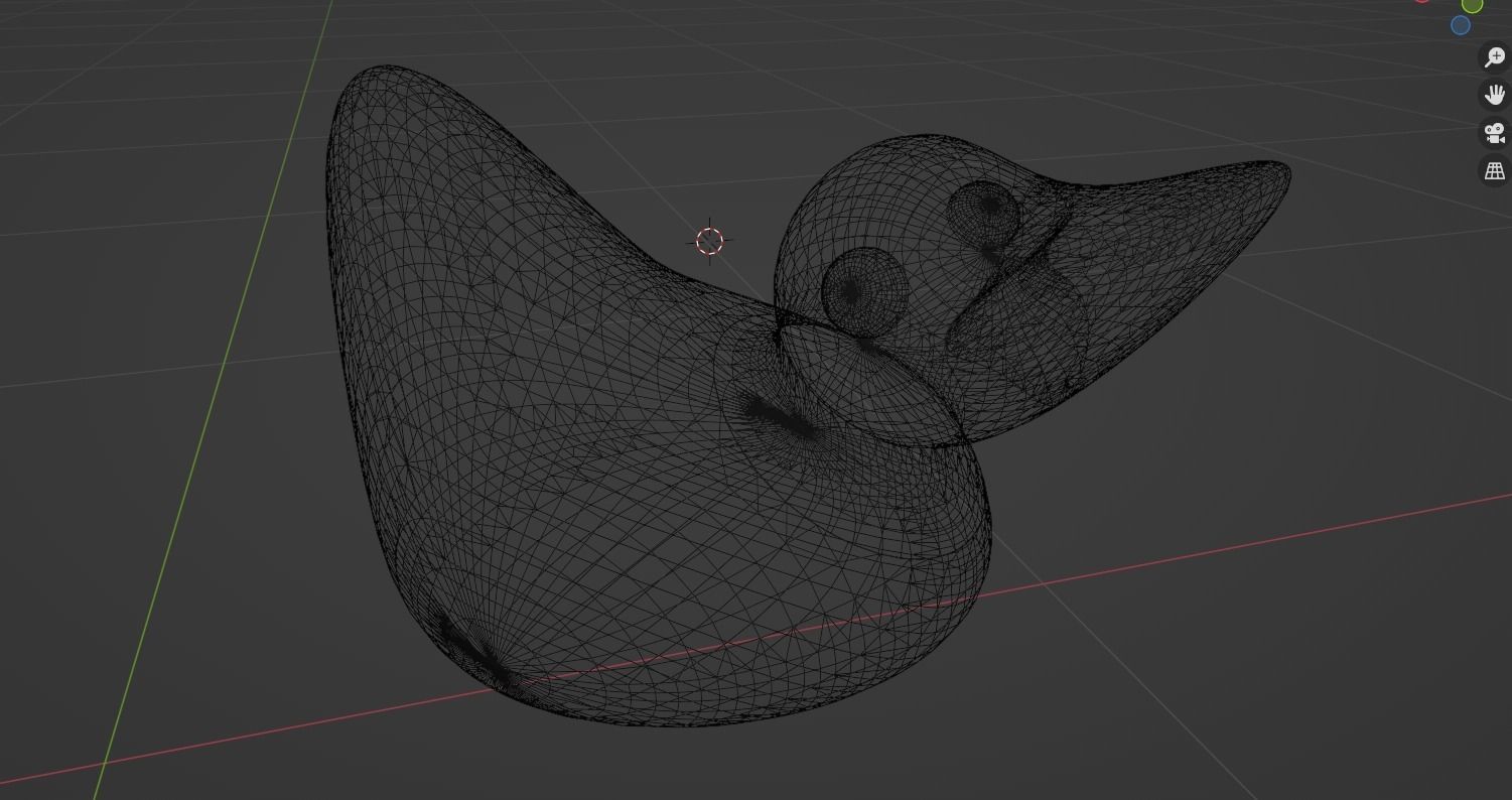 Yellow Plastic Duck 3D model_5