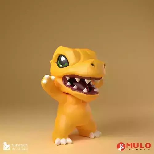 Chibi Agumon 3D print model