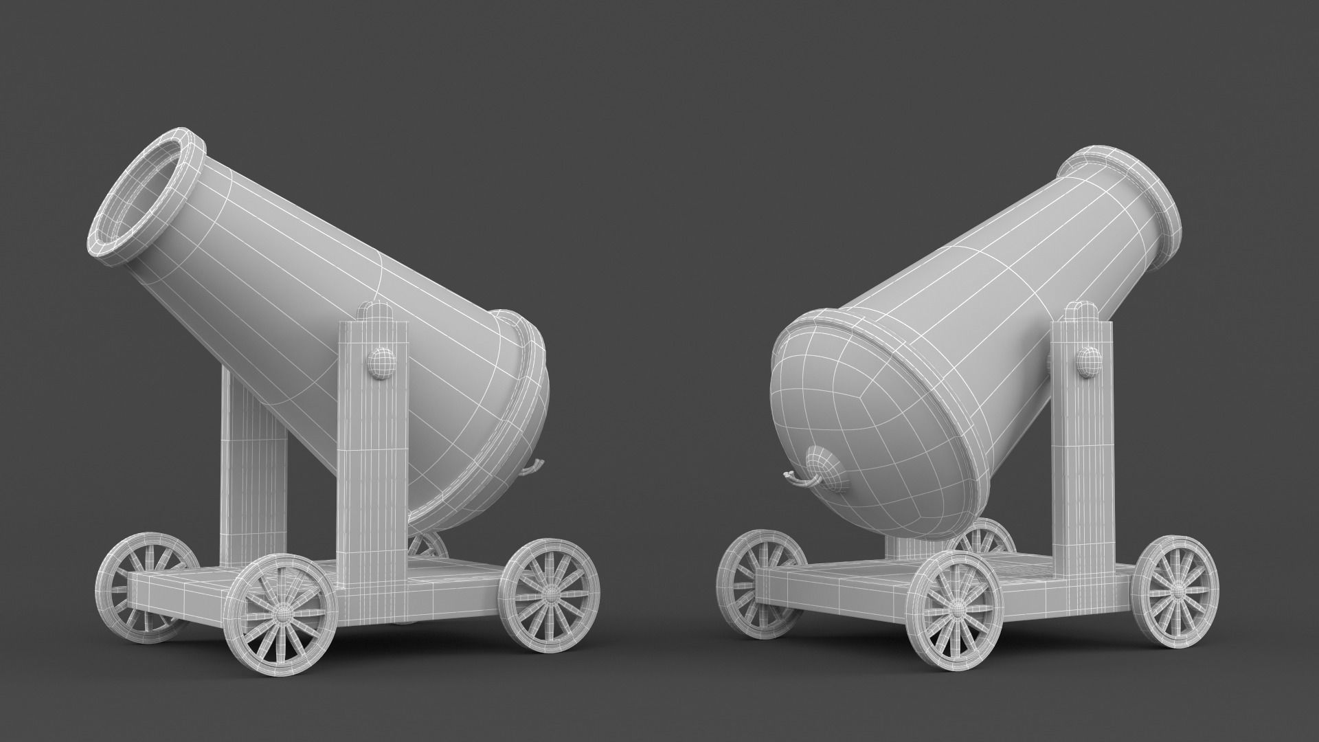 Circus Cannon 3D model_6