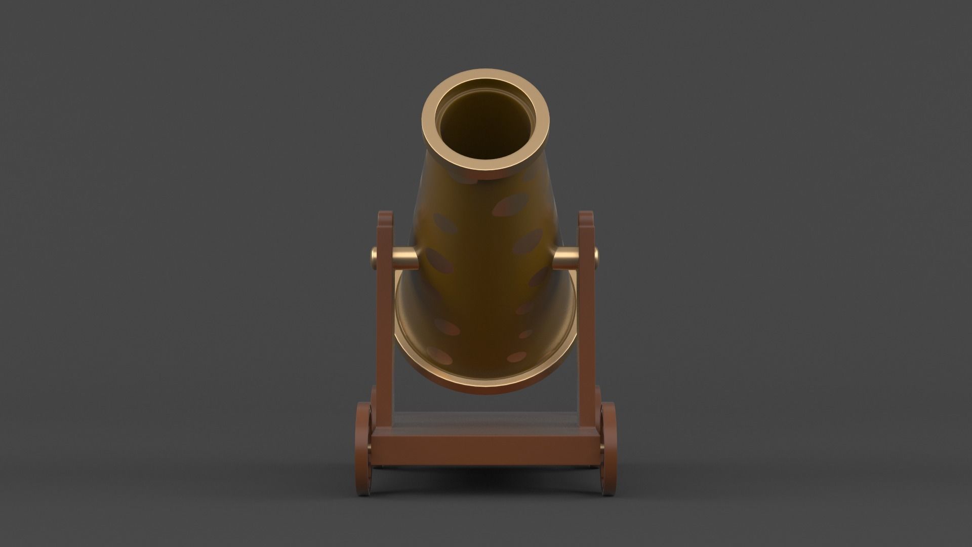 Circus Cannon 3D model_5