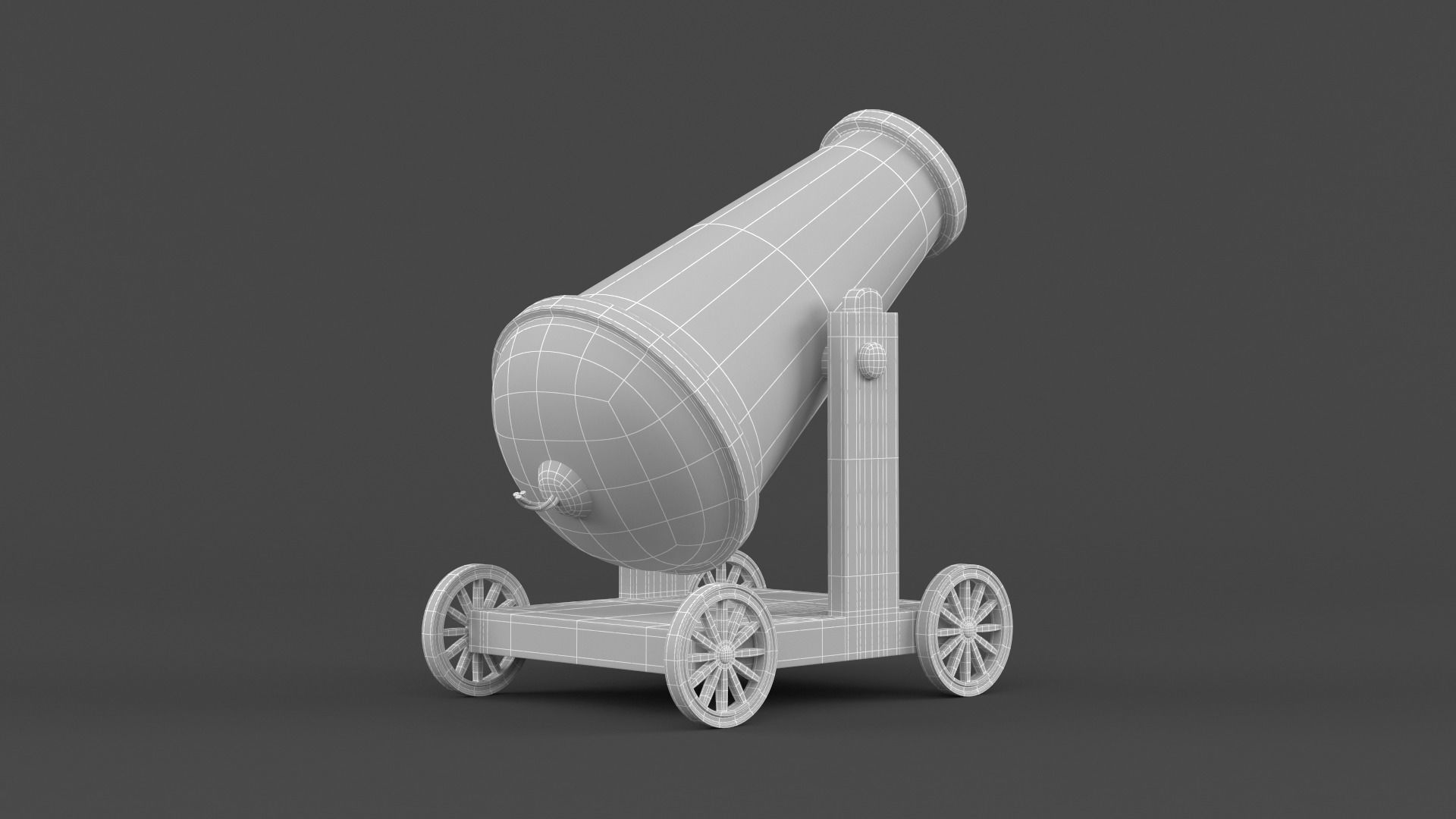 Circus Cannon 3D model_10