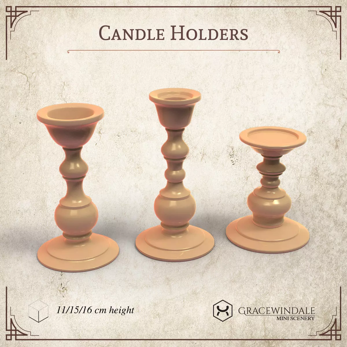 Candle Holder Free 3D print model