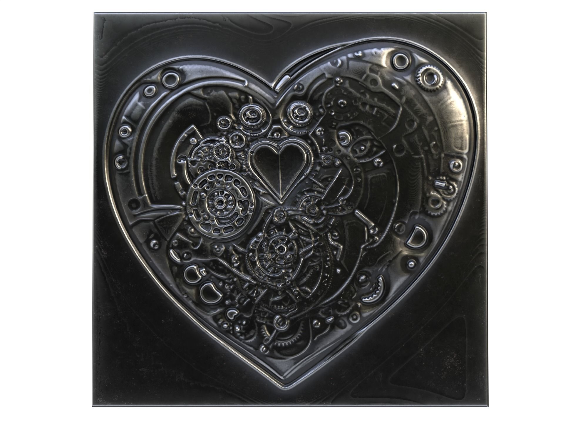 Decorative panel 49 3D model_2