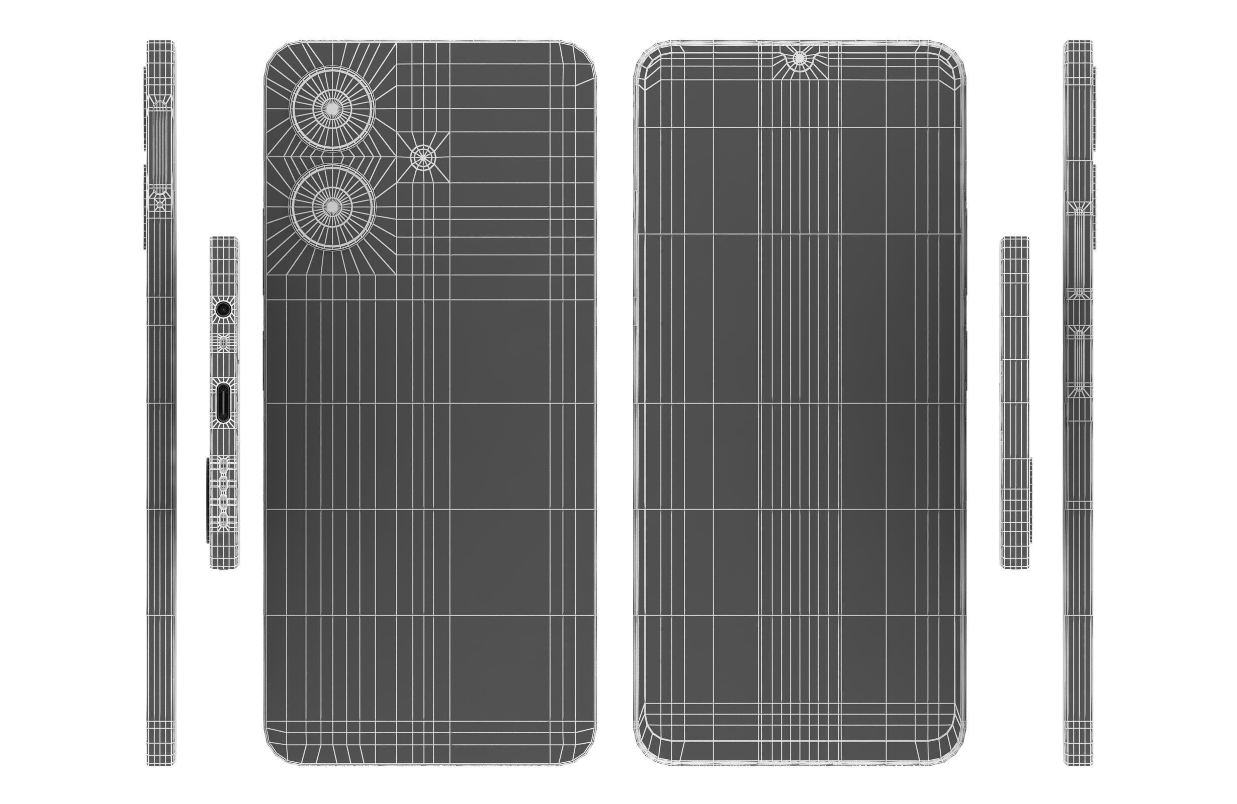 Realme C61 Marble Black  India  3D model_15