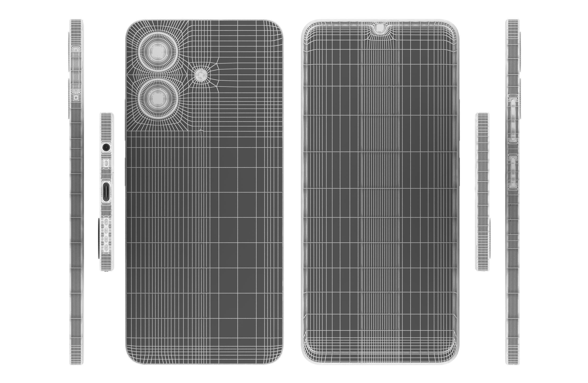 Realme C61 Marble Black  India  3D model_16