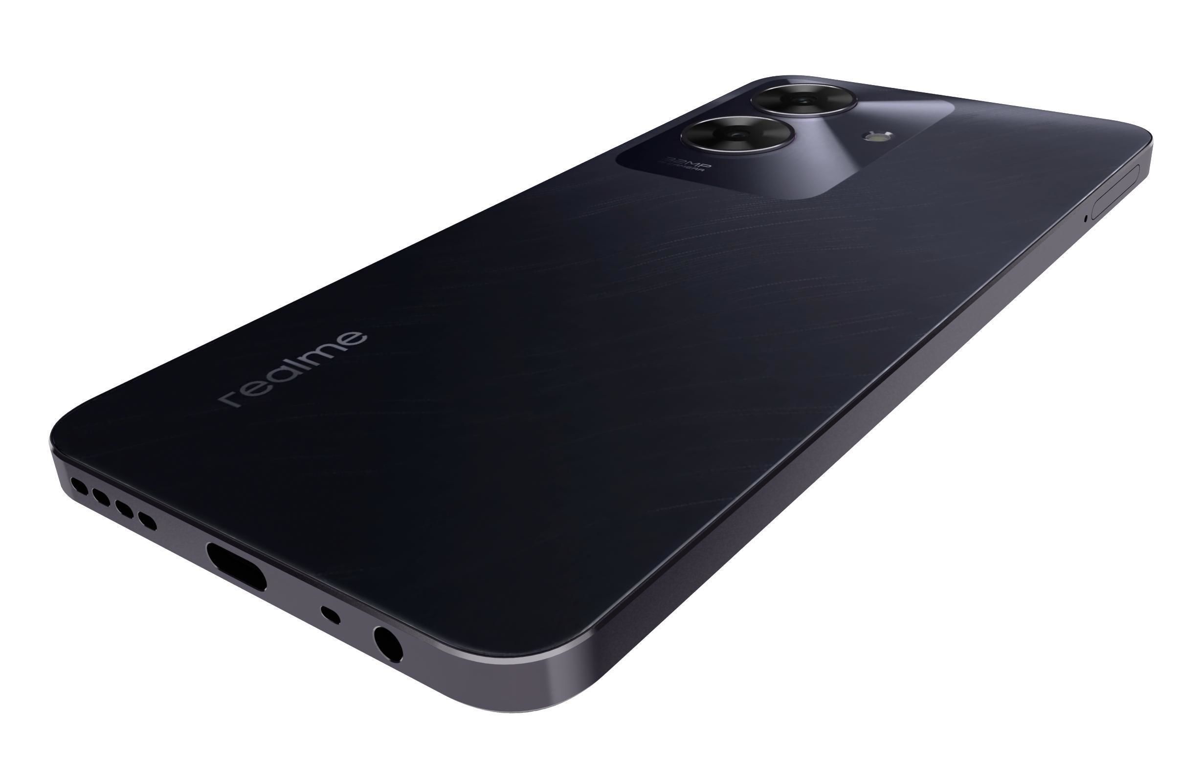 Realme C61 Marble Black  India  3D model_13