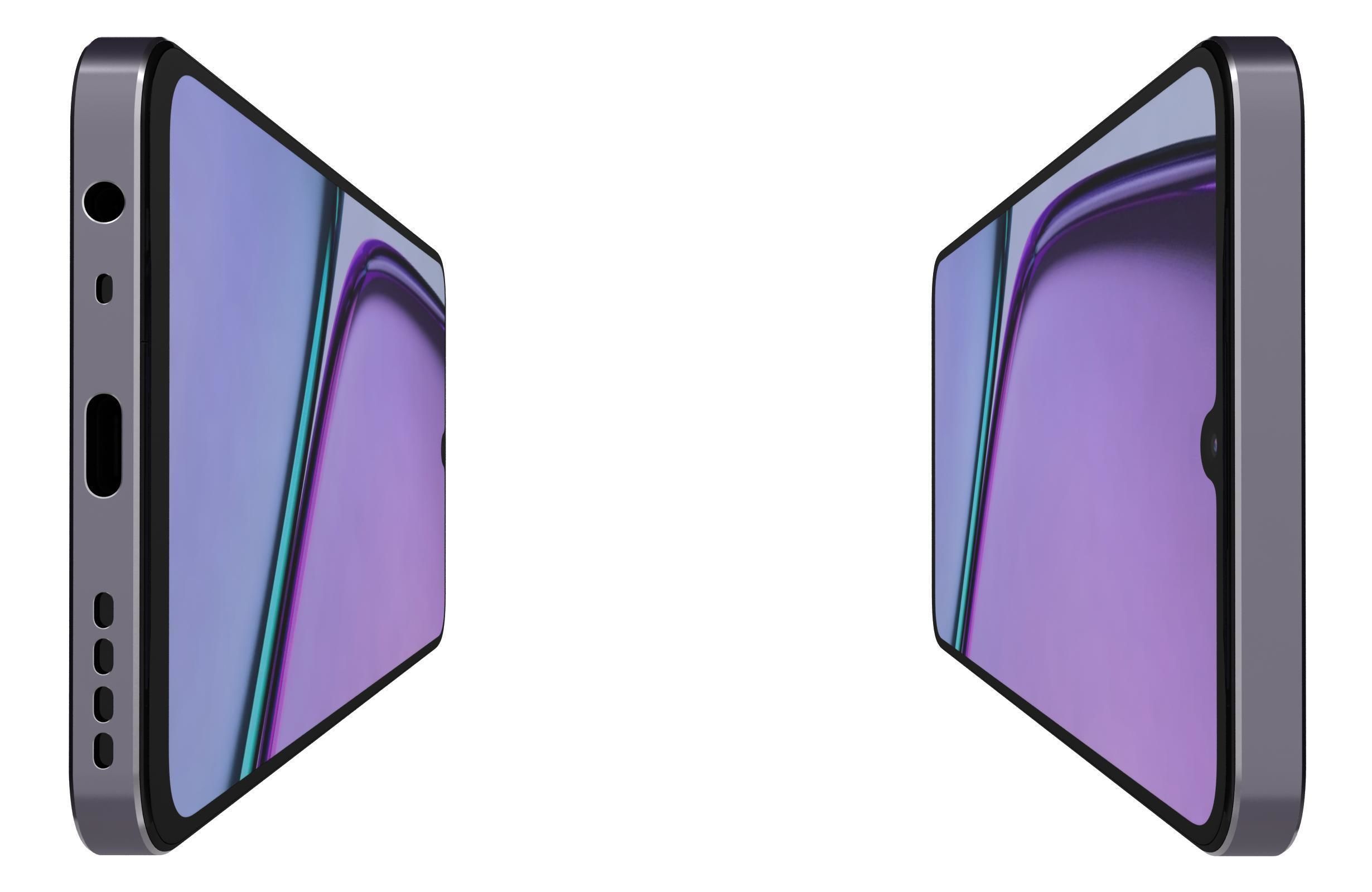 Realme C61 Marble Black and Safari Green  India 3D model_19