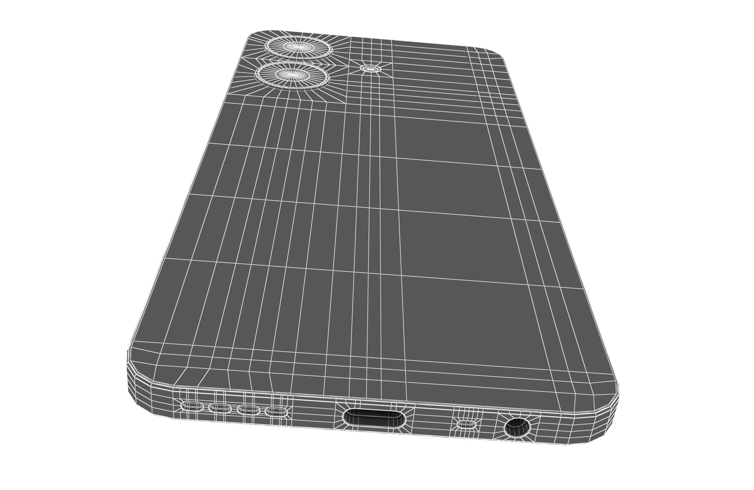 Realme C61 Marble Black and Safari Green  India 3D model_27