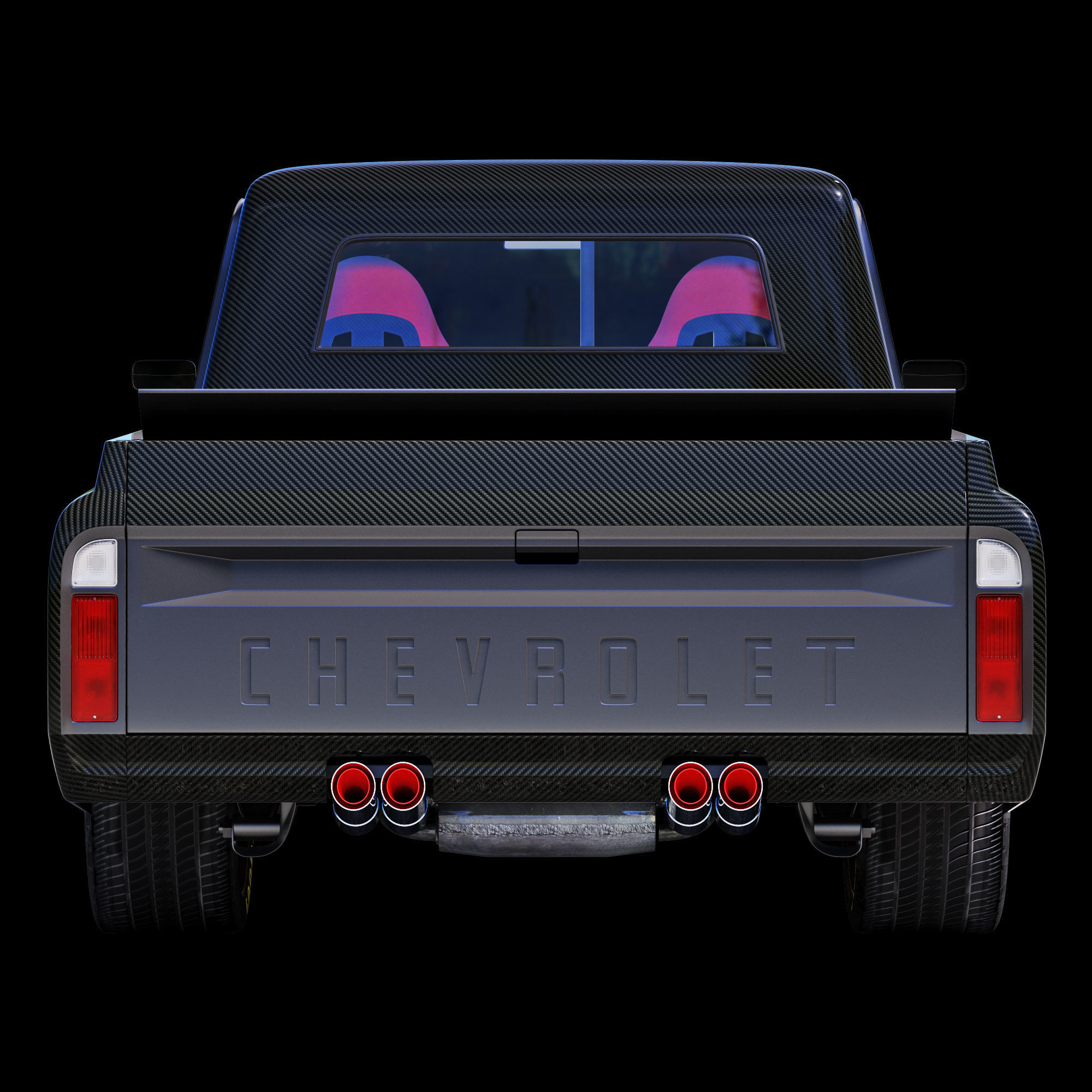 Chevrolet C10 1967 racing 3D model_13