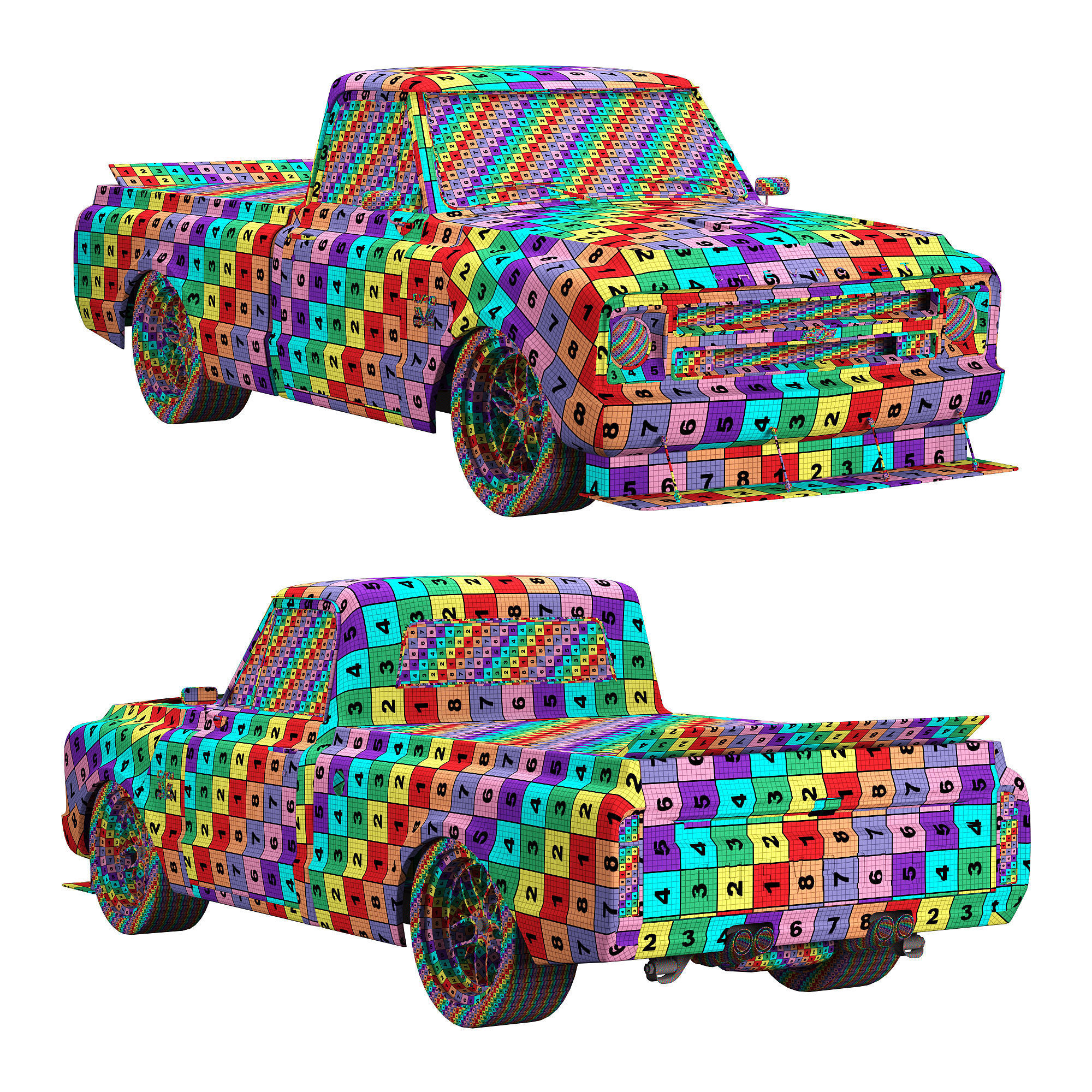 Chevrolet C10 1967 racing 3D model_20