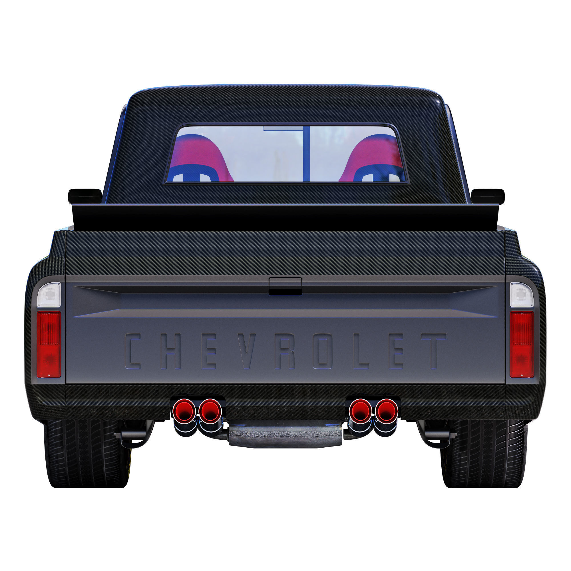 Chevrolet C10 1967 racing 3D model_4