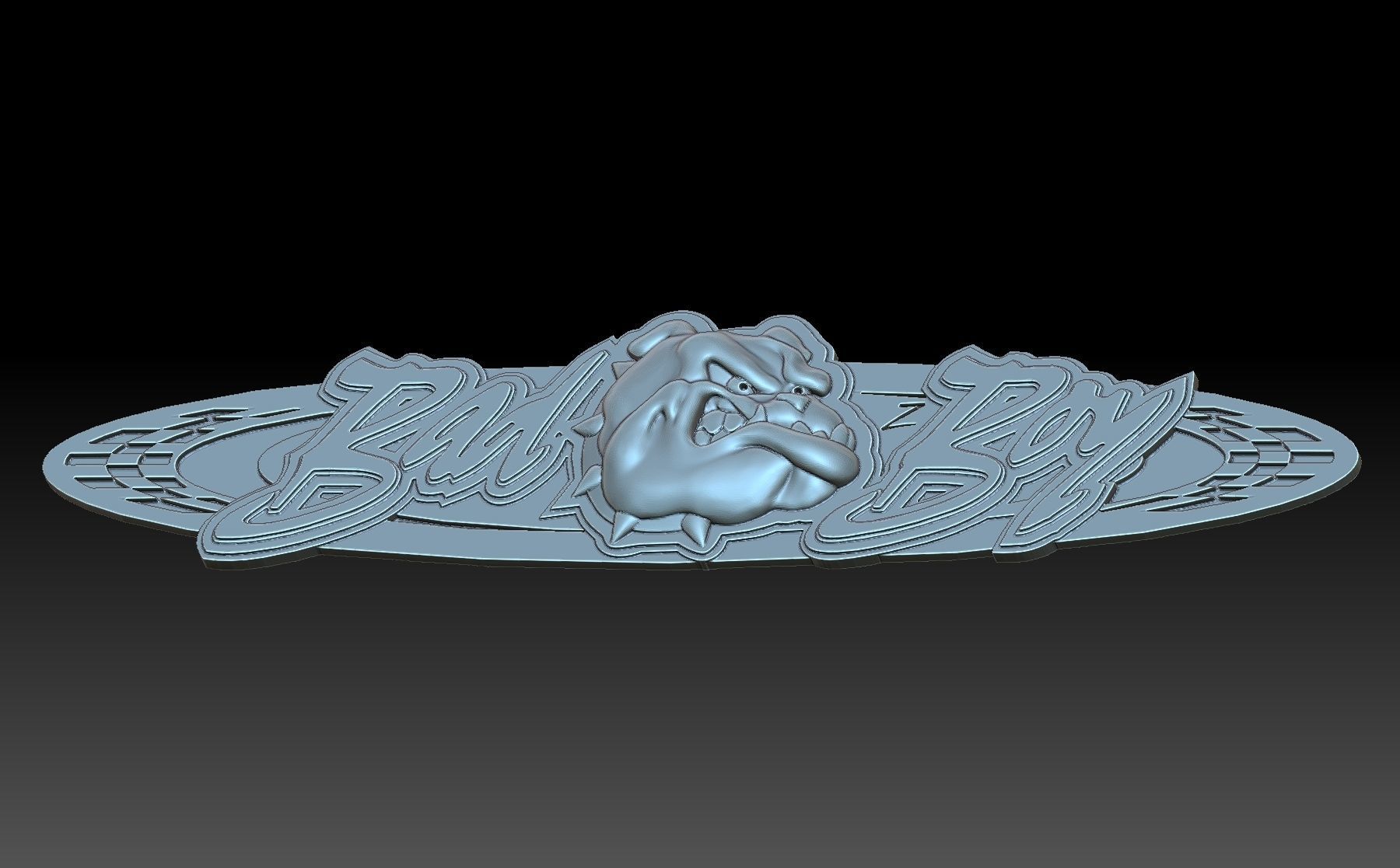 Bad boy dog 3D print model_4