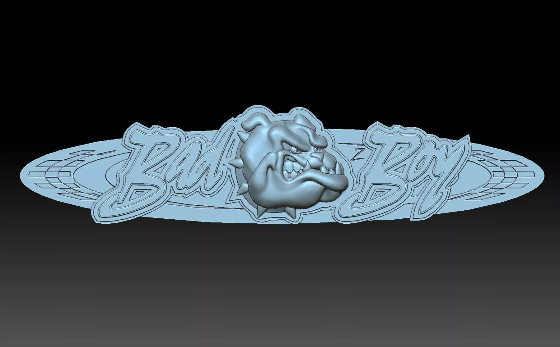 Bad boy dog 3D print model_0