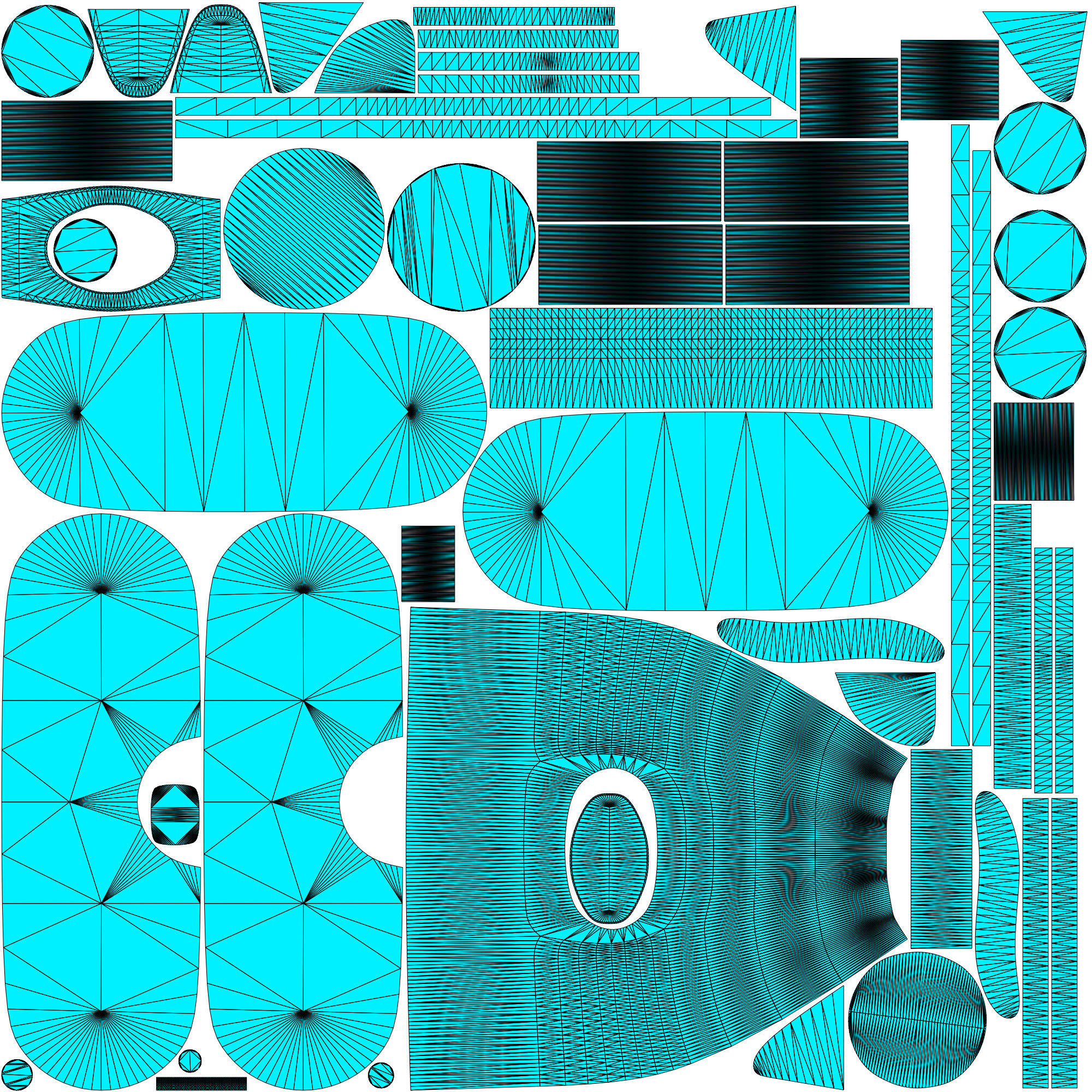 Wooden Old Airplane Toy 3D model_14