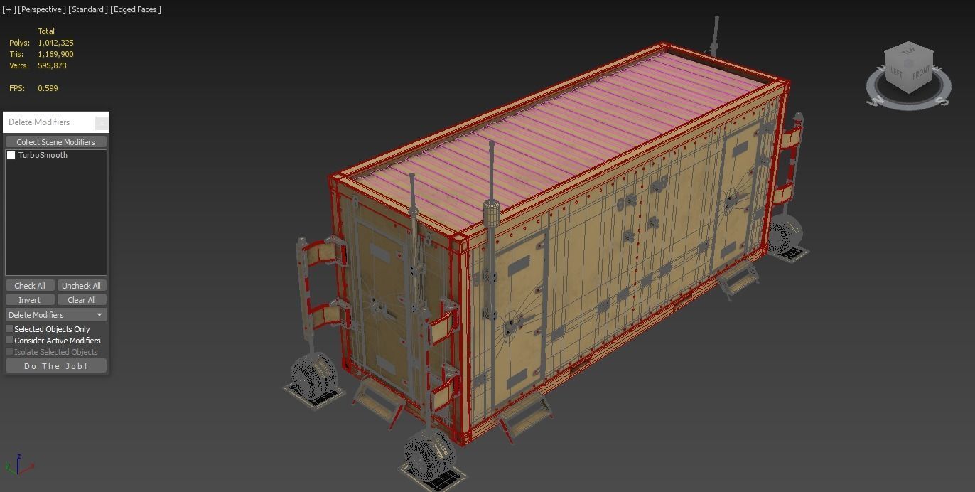 UAV Ground Control Station Container 3D model_4