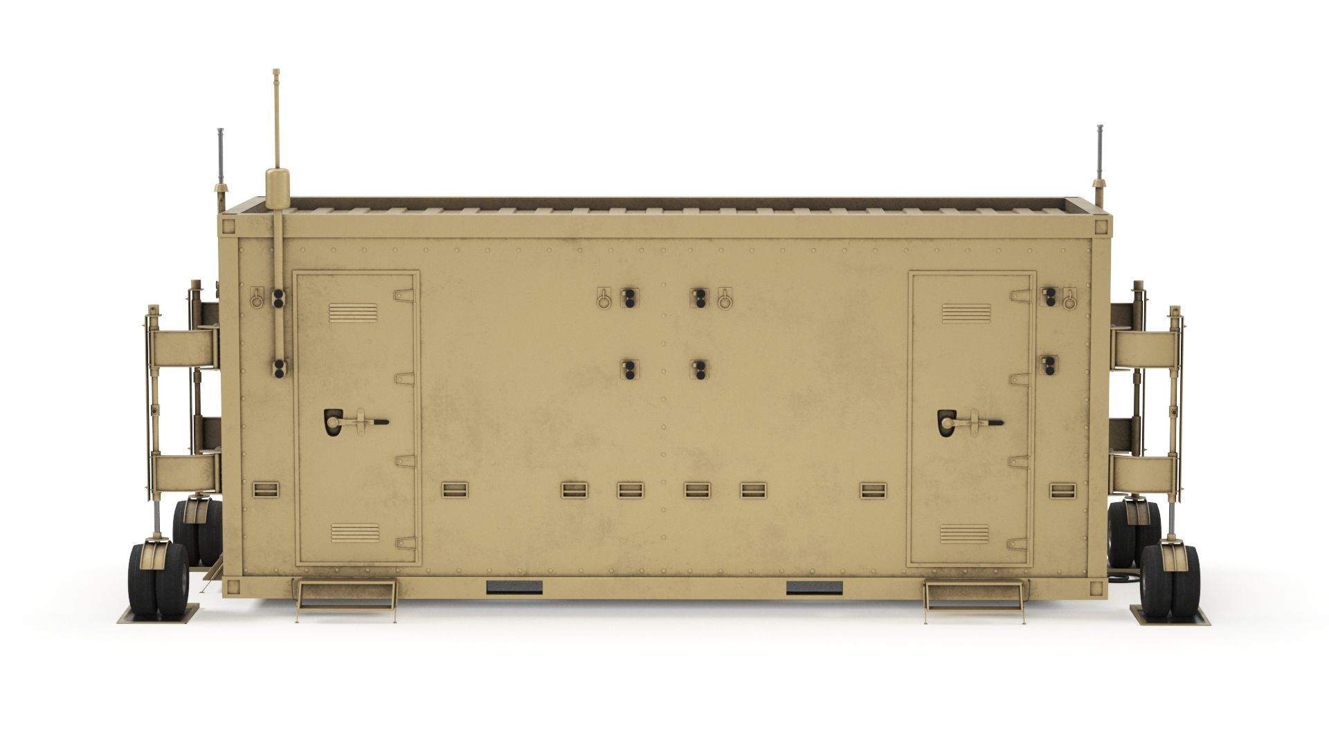 UAV Ground Control Station Container 3D model_5