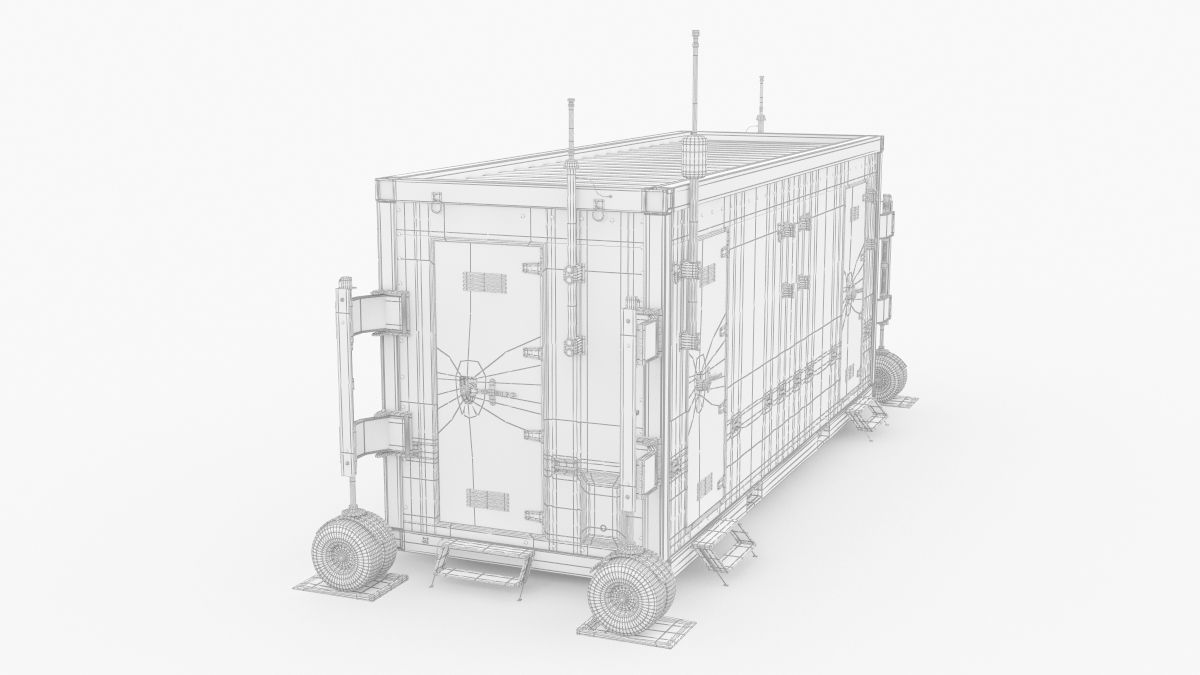 UAV Ground Control Station Container 3D model_10