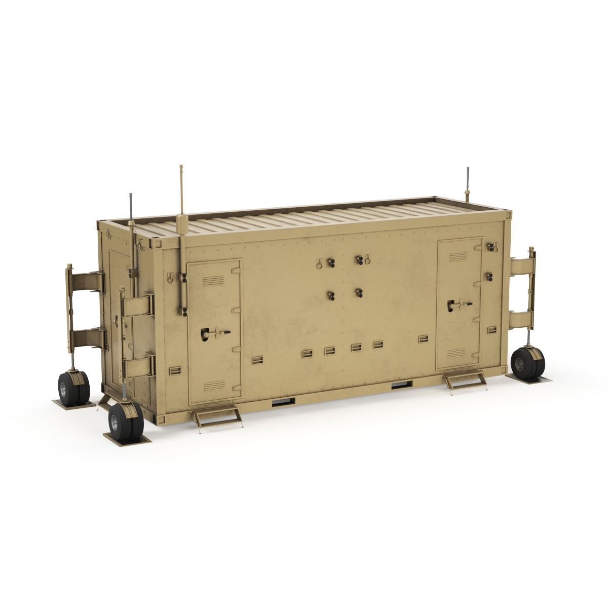 UAV Ground Control Station Container 3D model_15