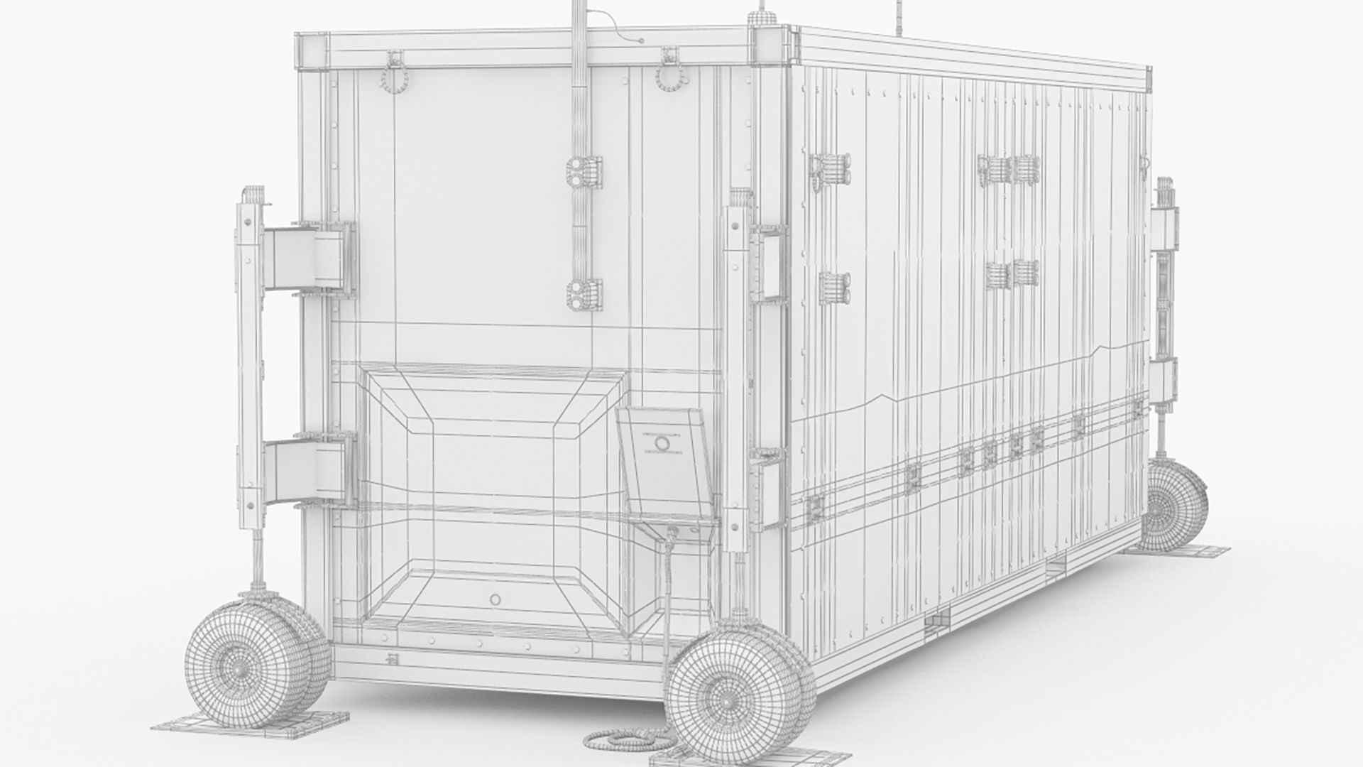 UAV Ground Control Station Container 3D model_14