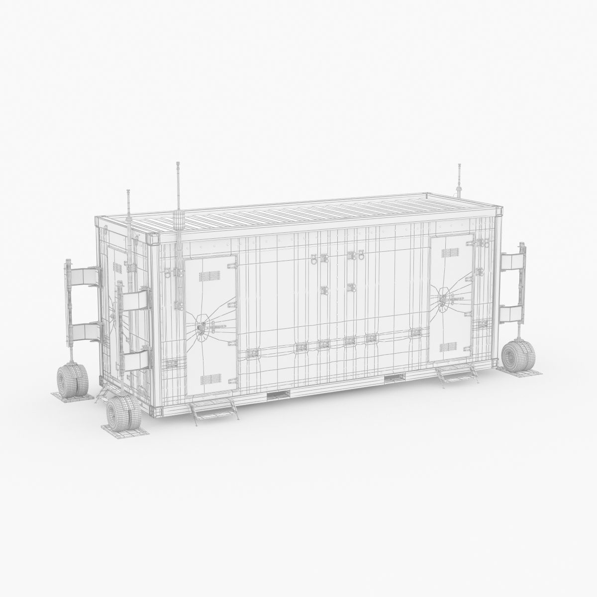 UAV Ground Control Station Container 3D model_16