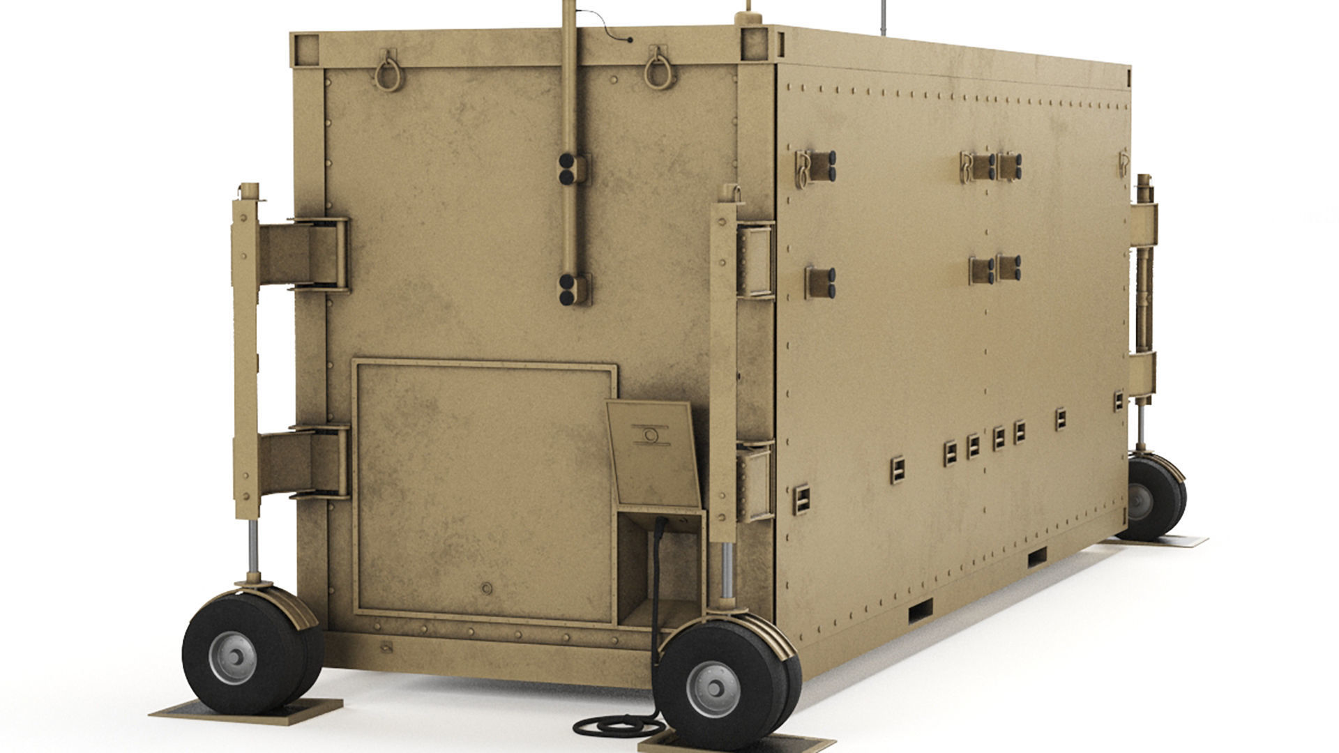 UAV Ground Control Station Container 3D model_13