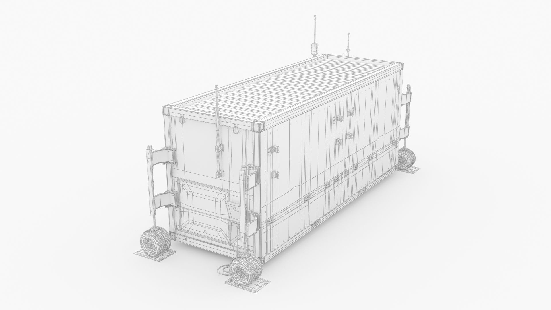 UAV Ground Control Station Container 3D model_8
