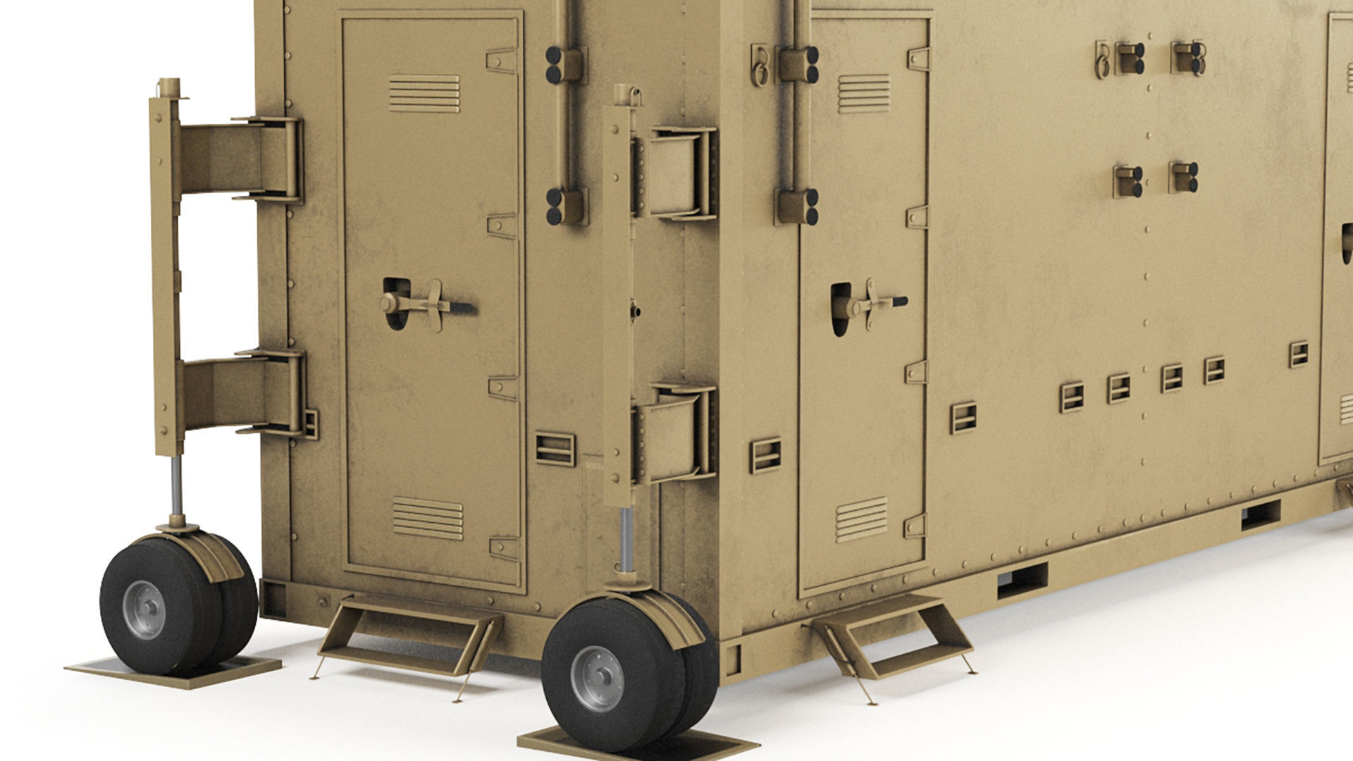 UAV Ground Control Station Container 3D model_11