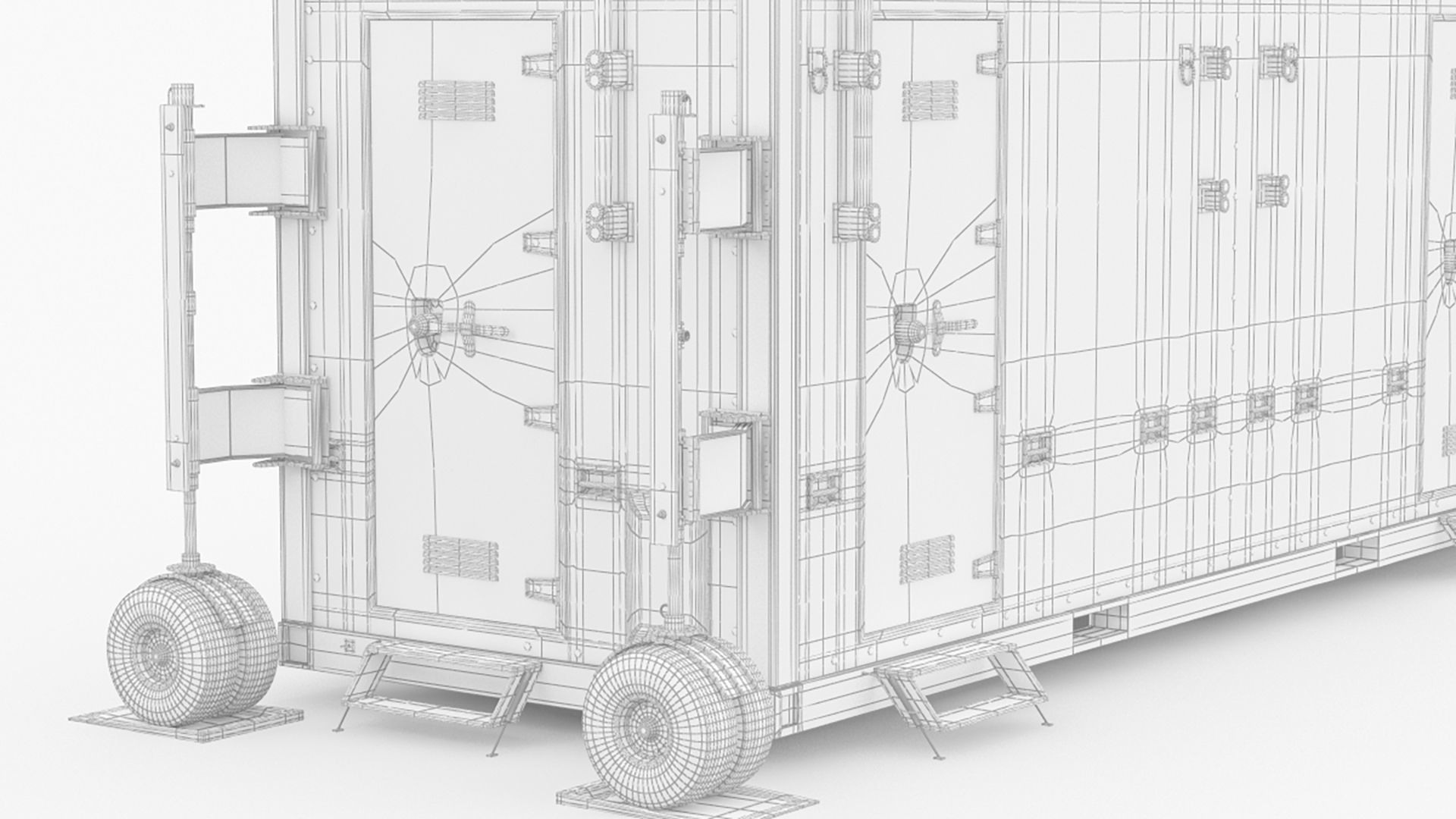 UAV Ground Control Station Container 3D model_12