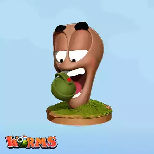 WORMS 3D print model