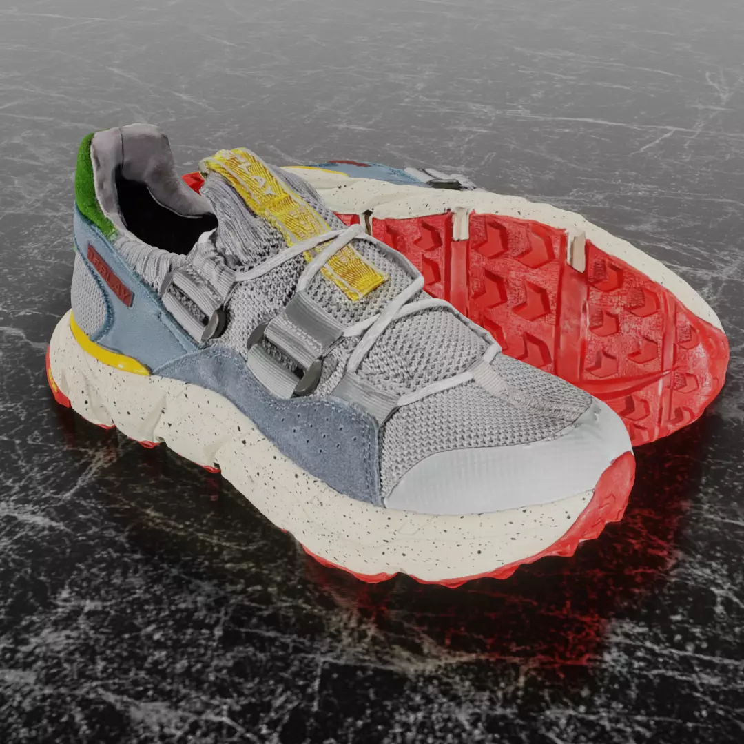 REPLAY SPLIT AIR 3D SHOES Low-poly 3D model